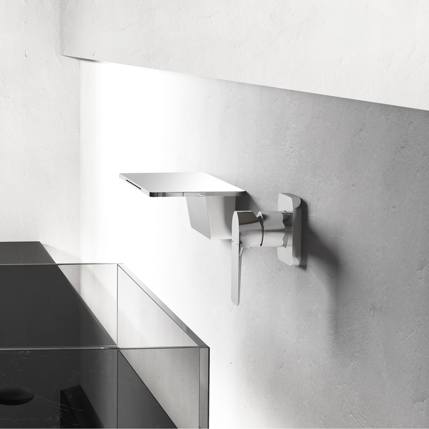 Waterfall Bathroom Sink Faucet-CASAINC