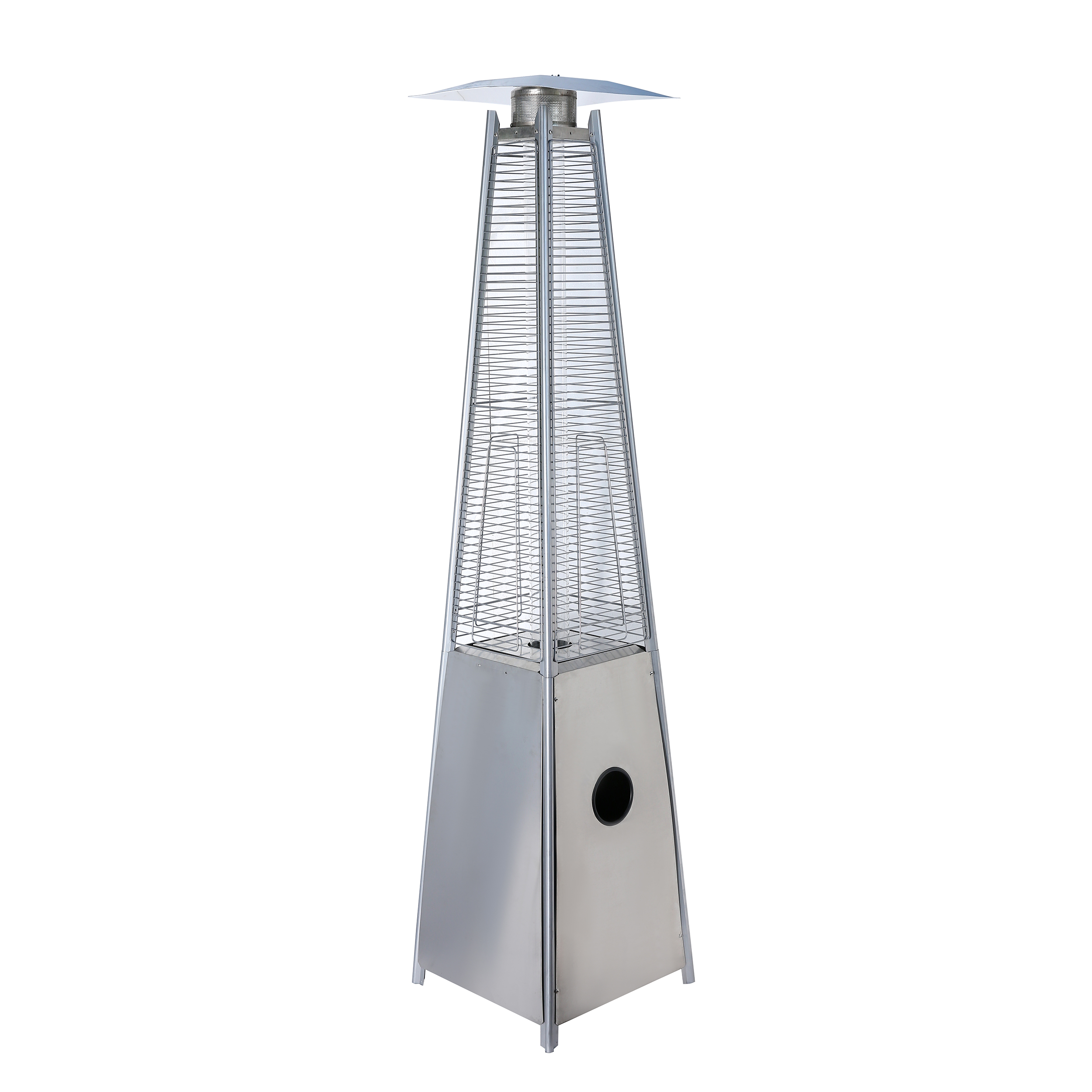 Pulse ignition Iron Glass Tube Pyramid Outdoor 40000BUT Pyramid Flame Heater-CASAINC