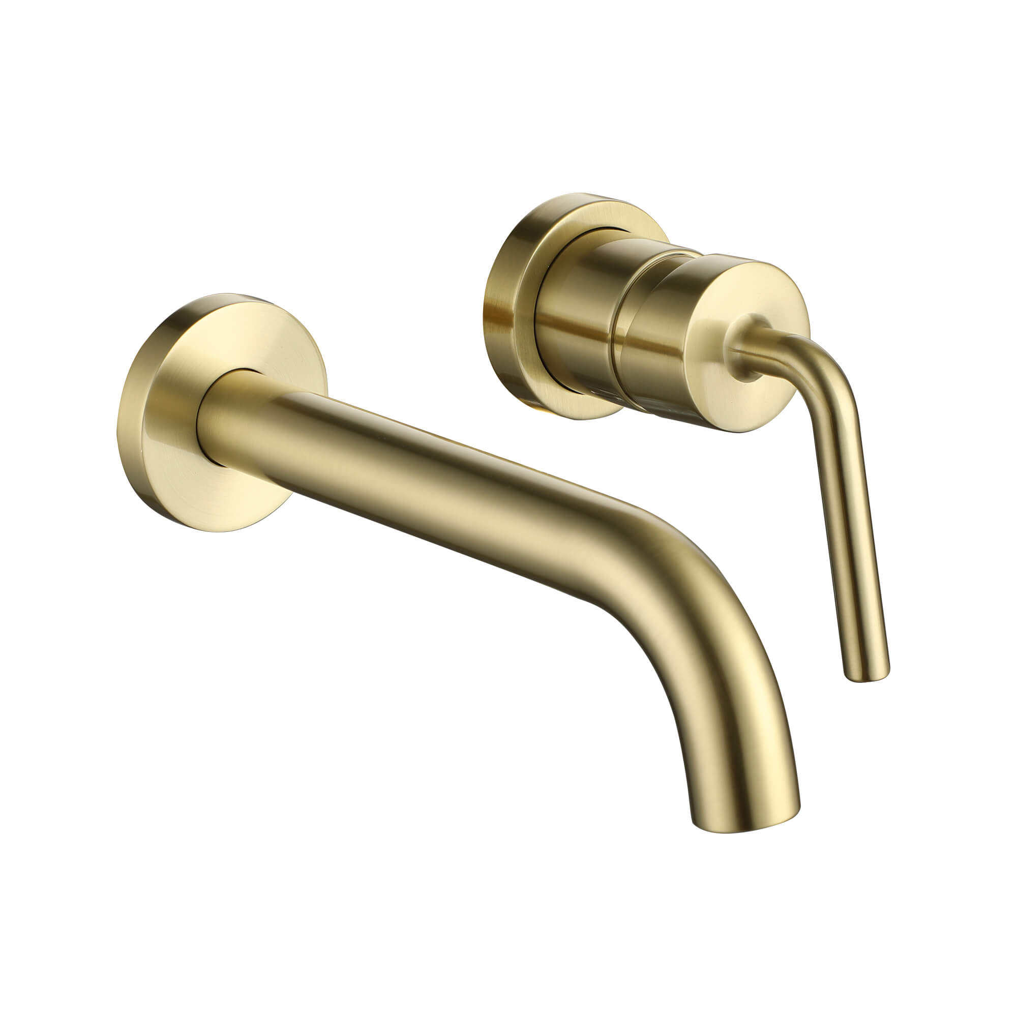 Casainc Brushed Gold 7.56-in 1-Handle Single Hole Watersense Labelled Bathroom Sink Faucet