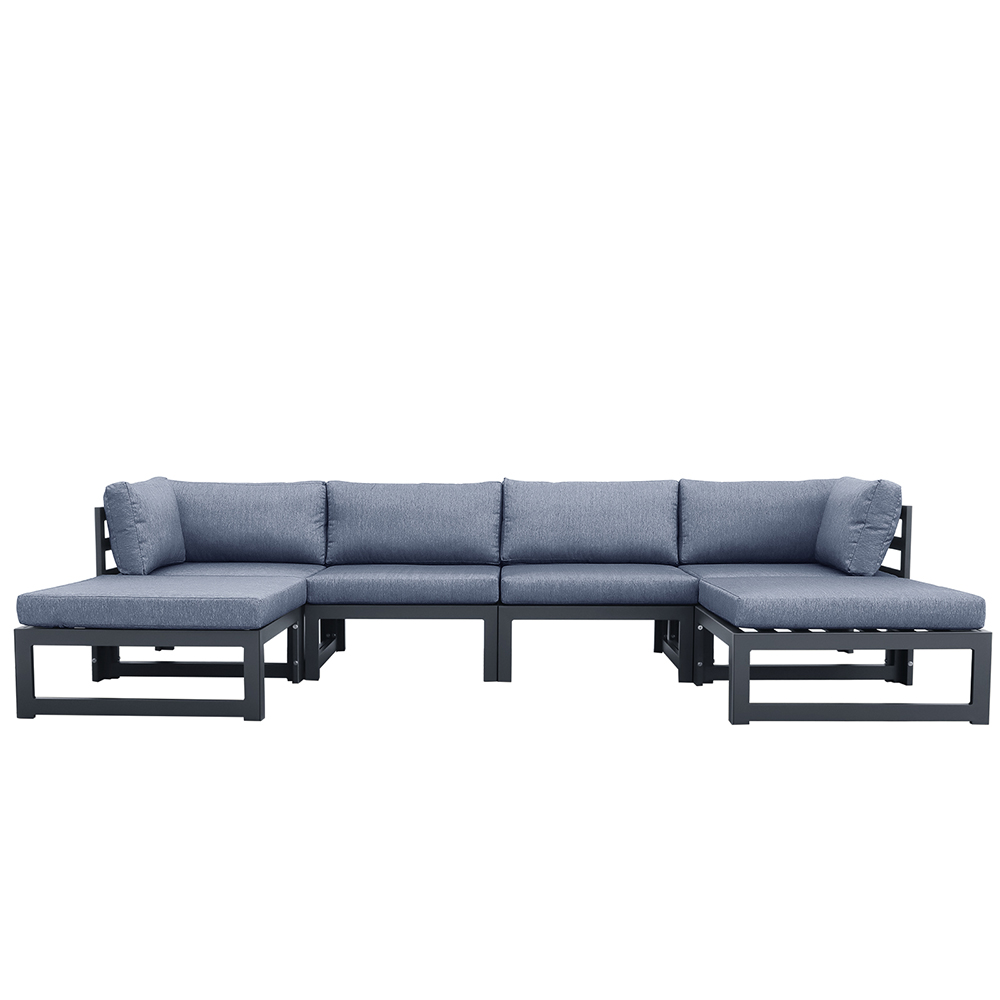 Outdoor sofa 4 pieces+2 ottomans-CASAINC