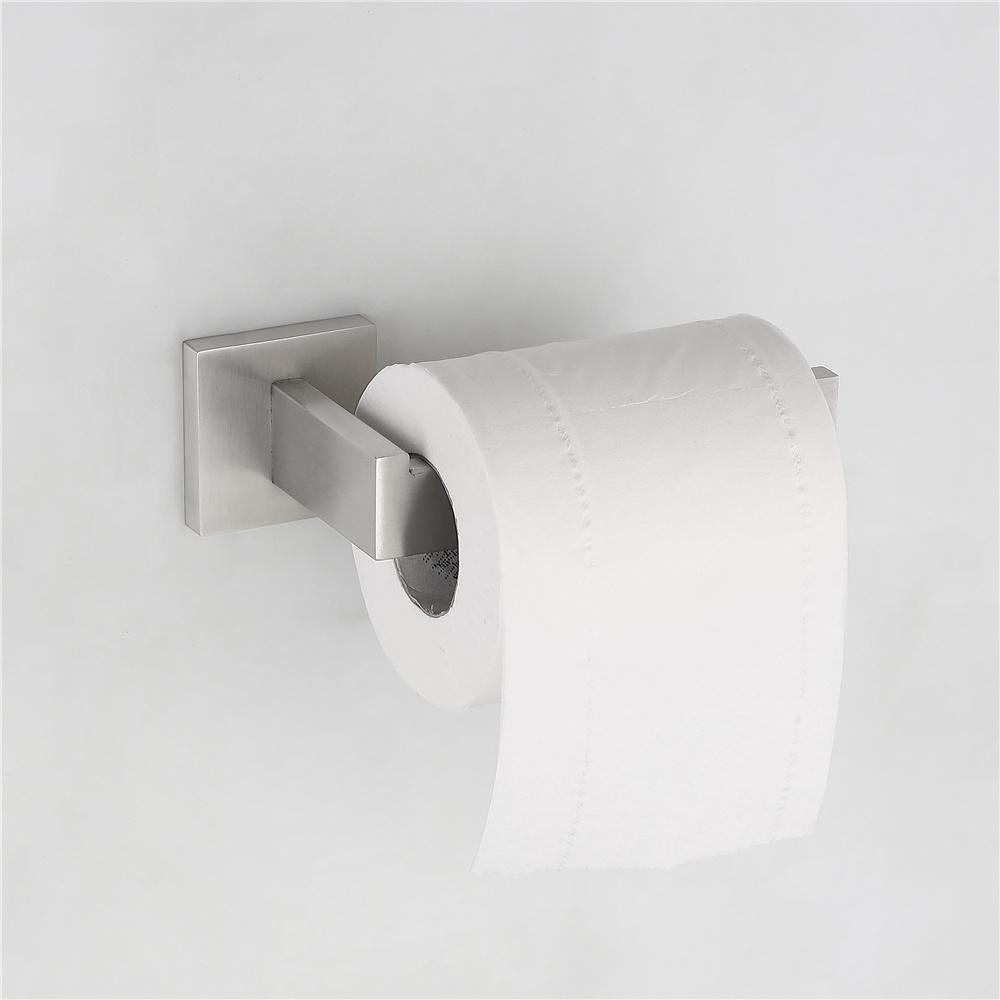 Casainc 4-Piece Bath Accessory Set with Wall Mounted Bar Set in Brushed Nickel-CASAINC