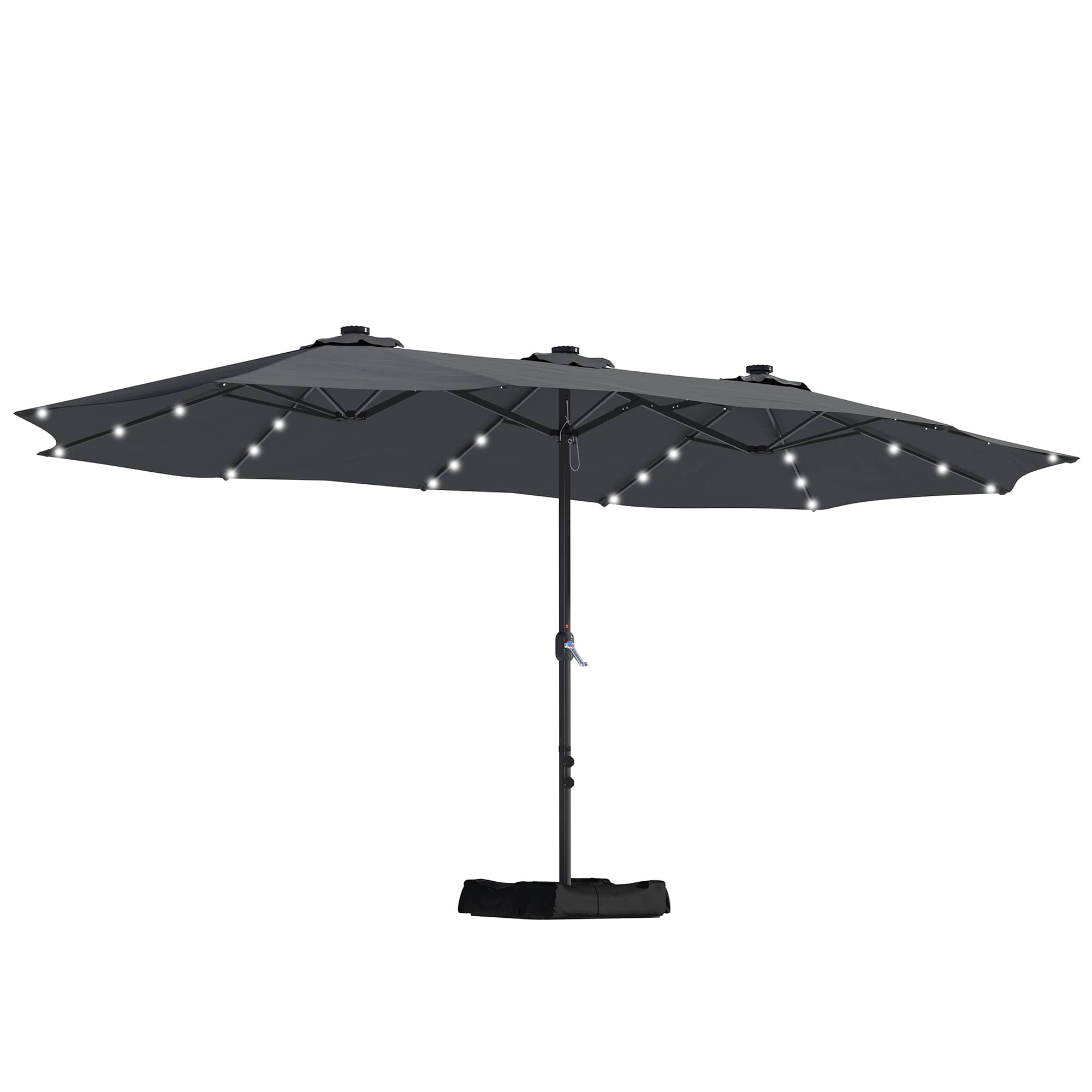 15 FT Patio Market Umbrella with base