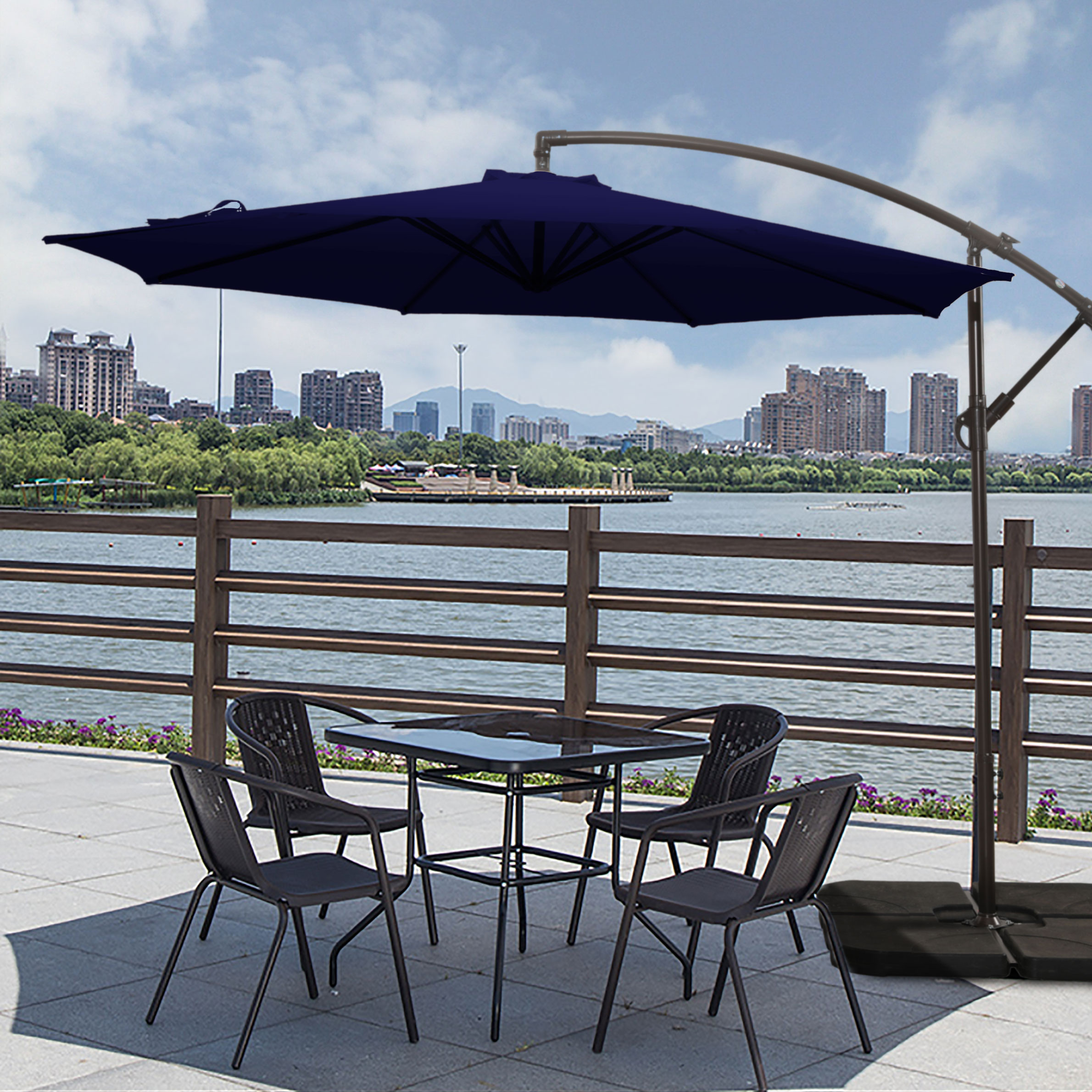 10FT Outdoor Table Market Patio Umbrella for Garden, Deck, Backyard and Pool-CASAINC