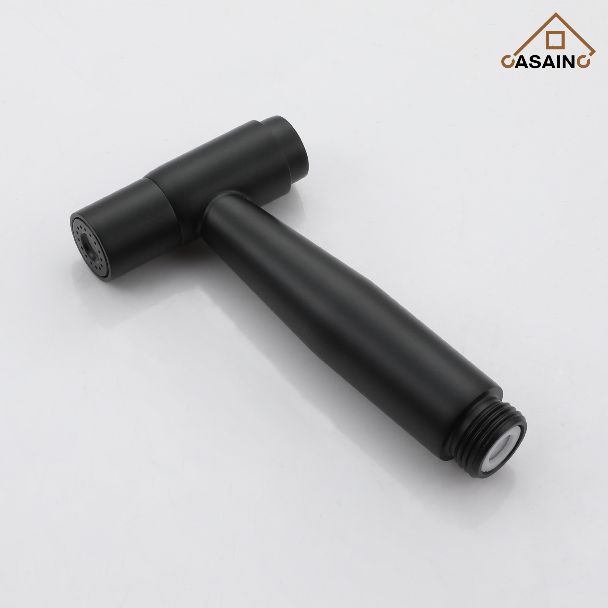 3 Hole Kitchen Faucet with Pull Down Sprayer and Faucet Side Sprayer Matte Black Brushed Gold Brushed Nickel