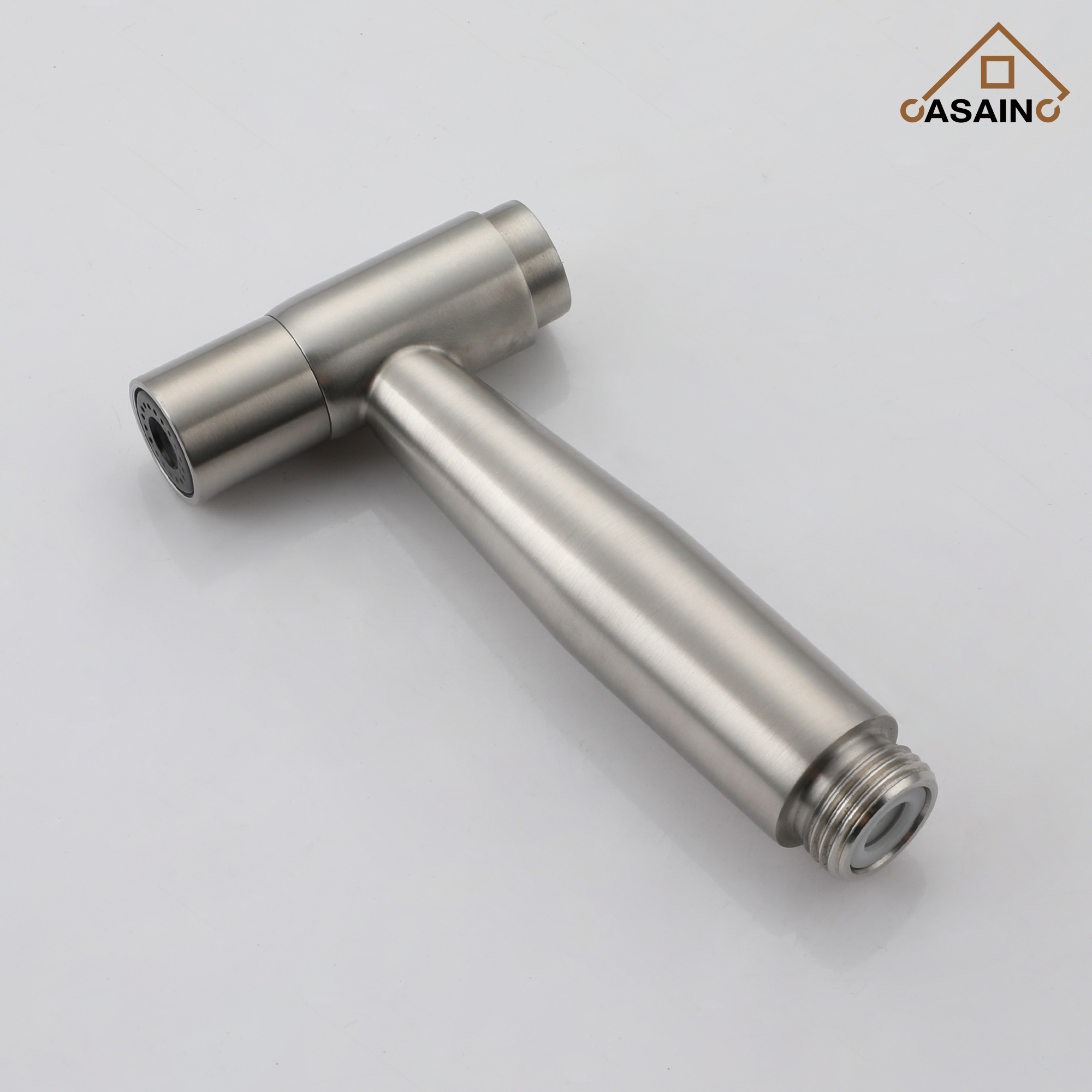 3 Hole Kitchen Faucet with Pull Down Sprayer and Faucet Side Sprayer Matte Black Brushed Gold Brushed Nickel