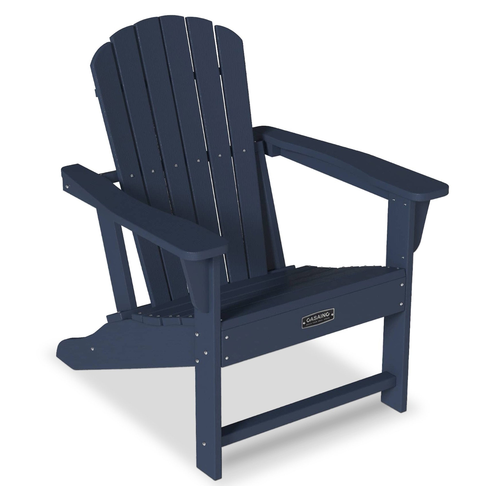 PS Board 6 back panel fixed Outdoor Adirondack chair a variety of colors, widened armrests 4.7 inches