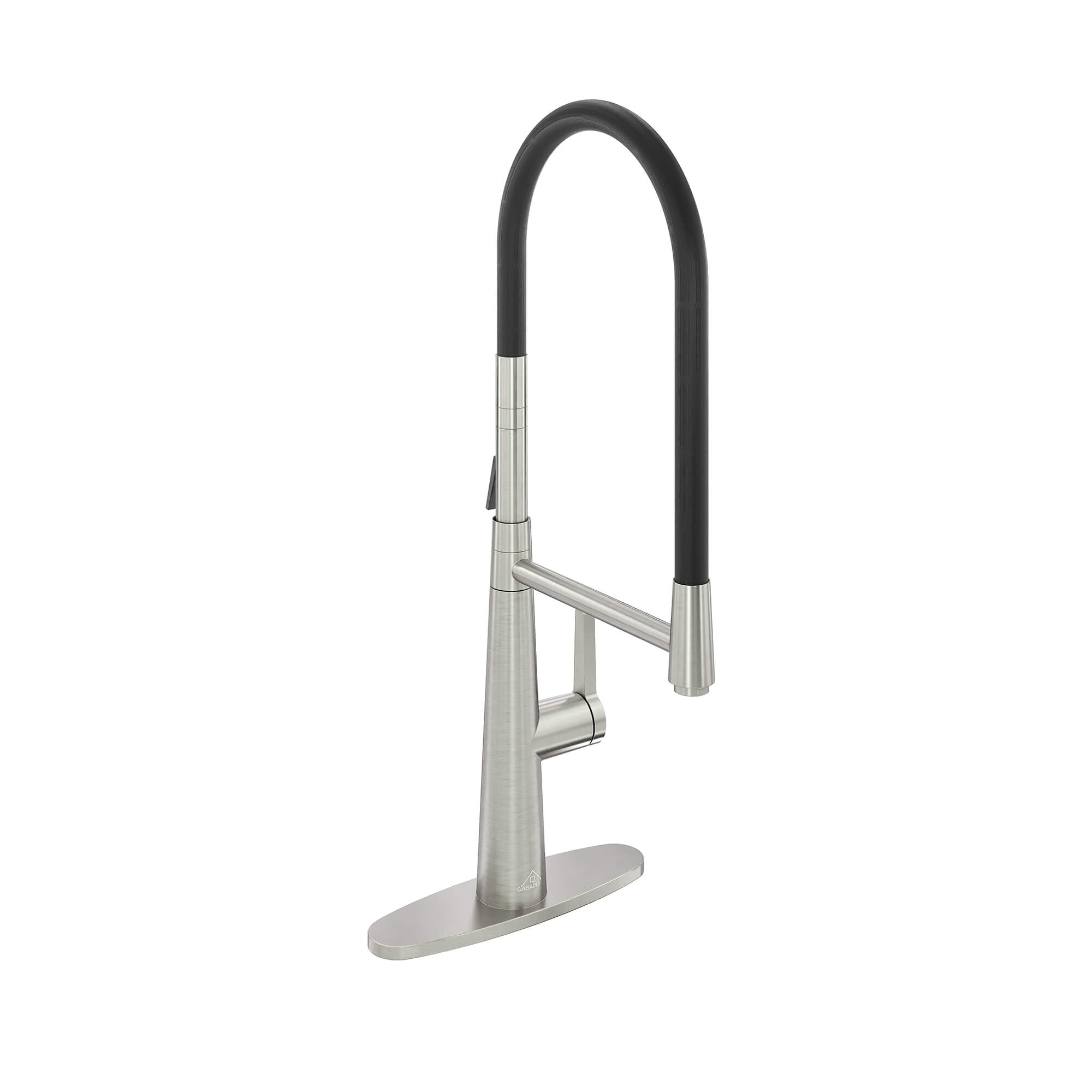1.8GPM Silicone Kitchen Faucet in Brushed Nickel and More Help to Achieve Stunning Results-CASAINC