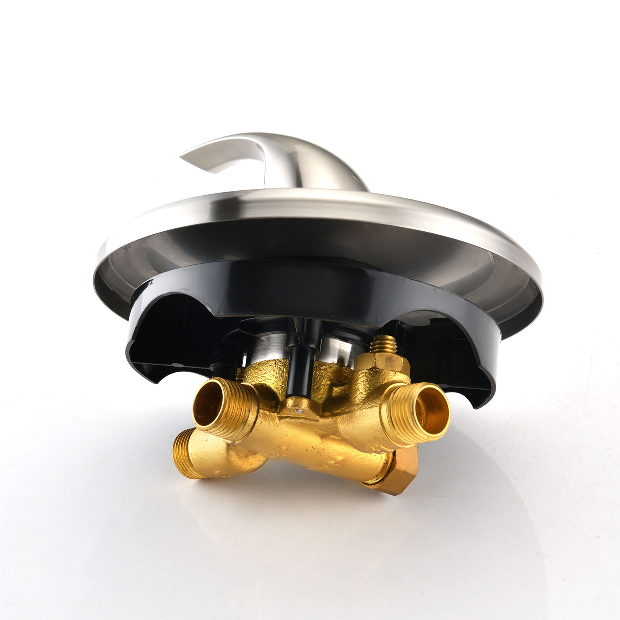 Single-Function Shower Mixer Valves Wall Mount Brass Faucet Shower Mixer Fixtures With Single Handle Copper Valve (Valve Included)