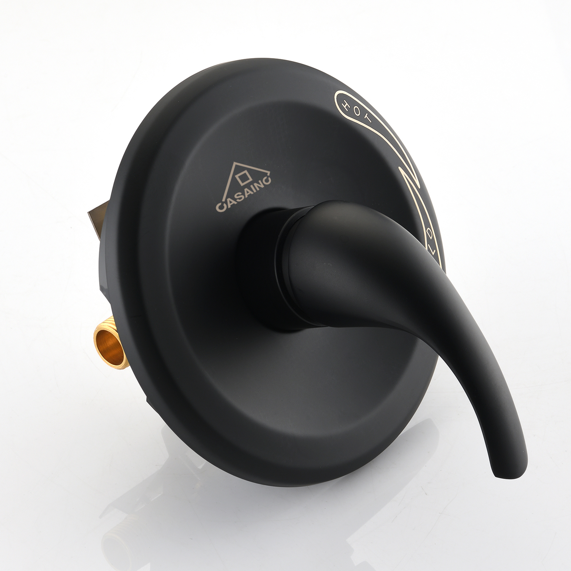 Single-Function Shower Mixer Valves Wall Mount Brass Faucet Shower Mixer Fixtures With Single Handle Copper Valve (Valve Included)