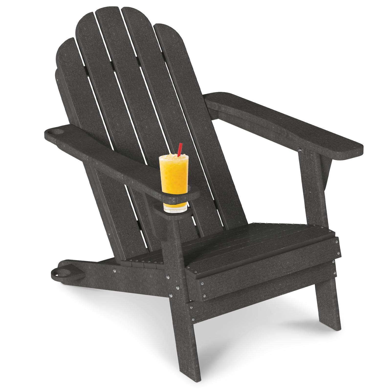 plastic patio chairs with cup holder