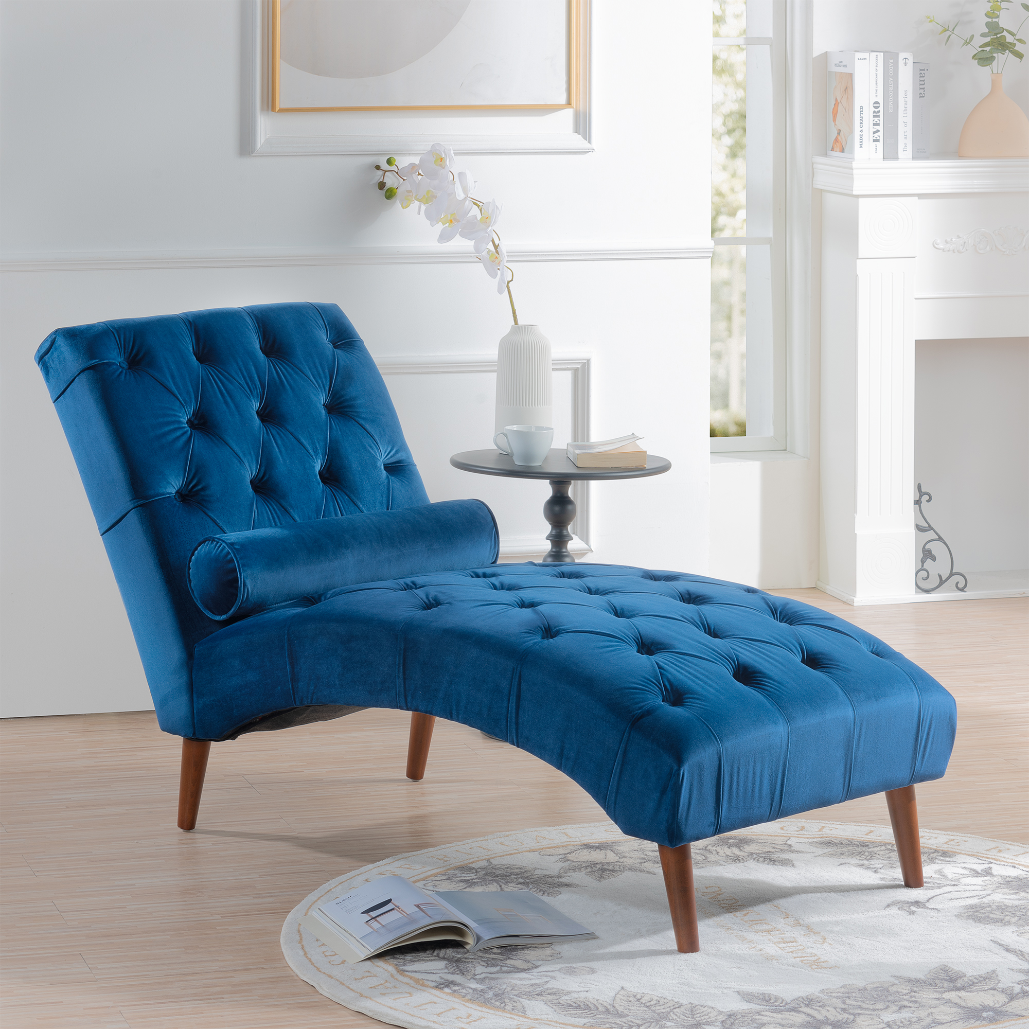 Upholstered Chaise Lounge-CASAINC