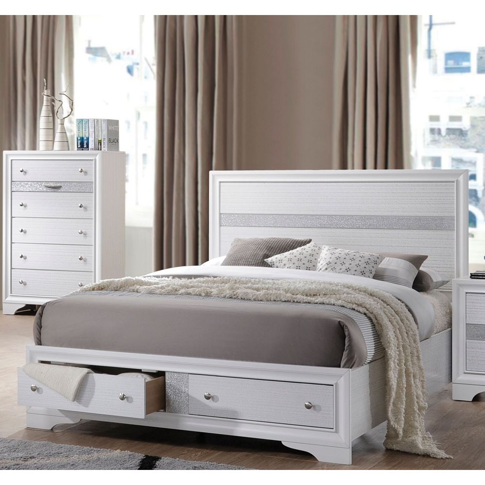 ACME Naima Queen Bed in White-CASAINC