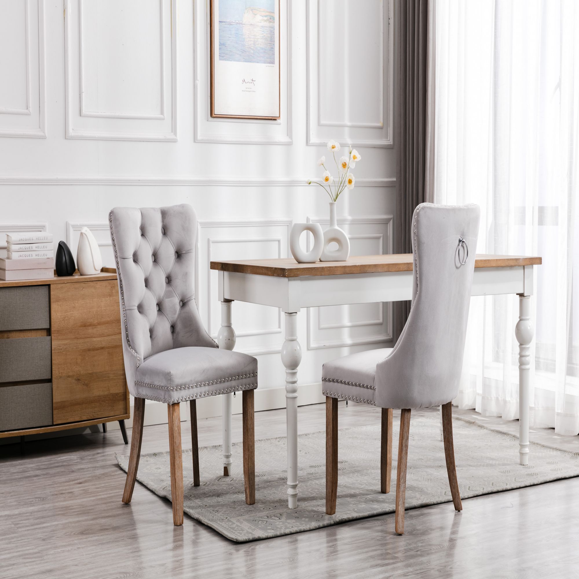 The Classic Chairs Crafted with Solid Wood and Wooden Frame-CASAINC