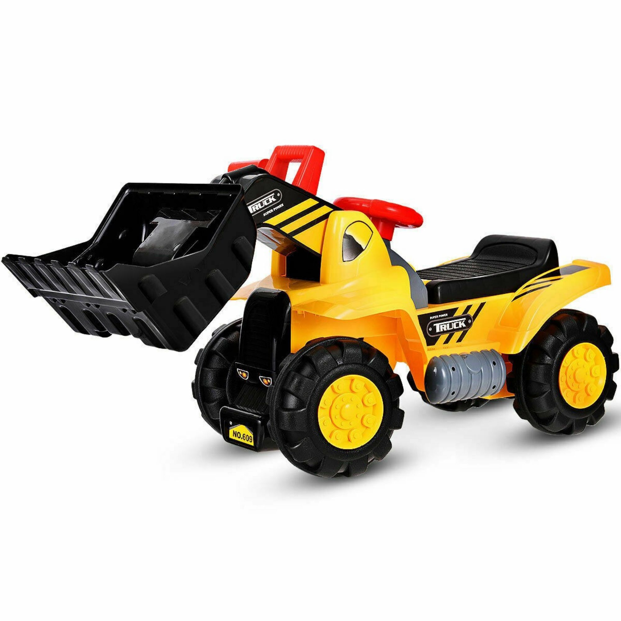 Kids Toddler Ride on Truck Excavator Digger-CASAINC