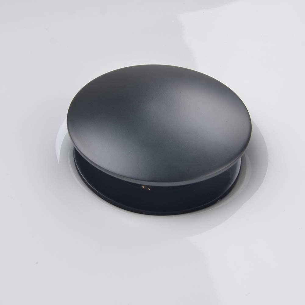 Brass Bathroom Vessel Vanity Sink Pop Up Drain Stopper with Overflow Lavatory Drain Assembly