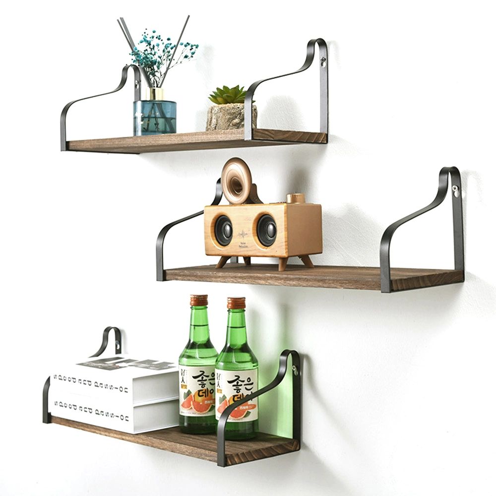 3-piece Wall Shelf Shelving, Suitable For Bathroom, Kitchen, Dining Room, Living Room, Bedroom-CASAINC