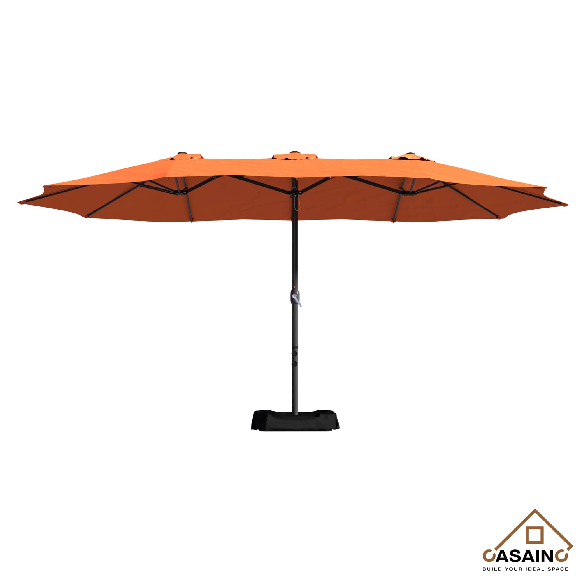 15ft Patio Market Umbrella with base-CASAINC