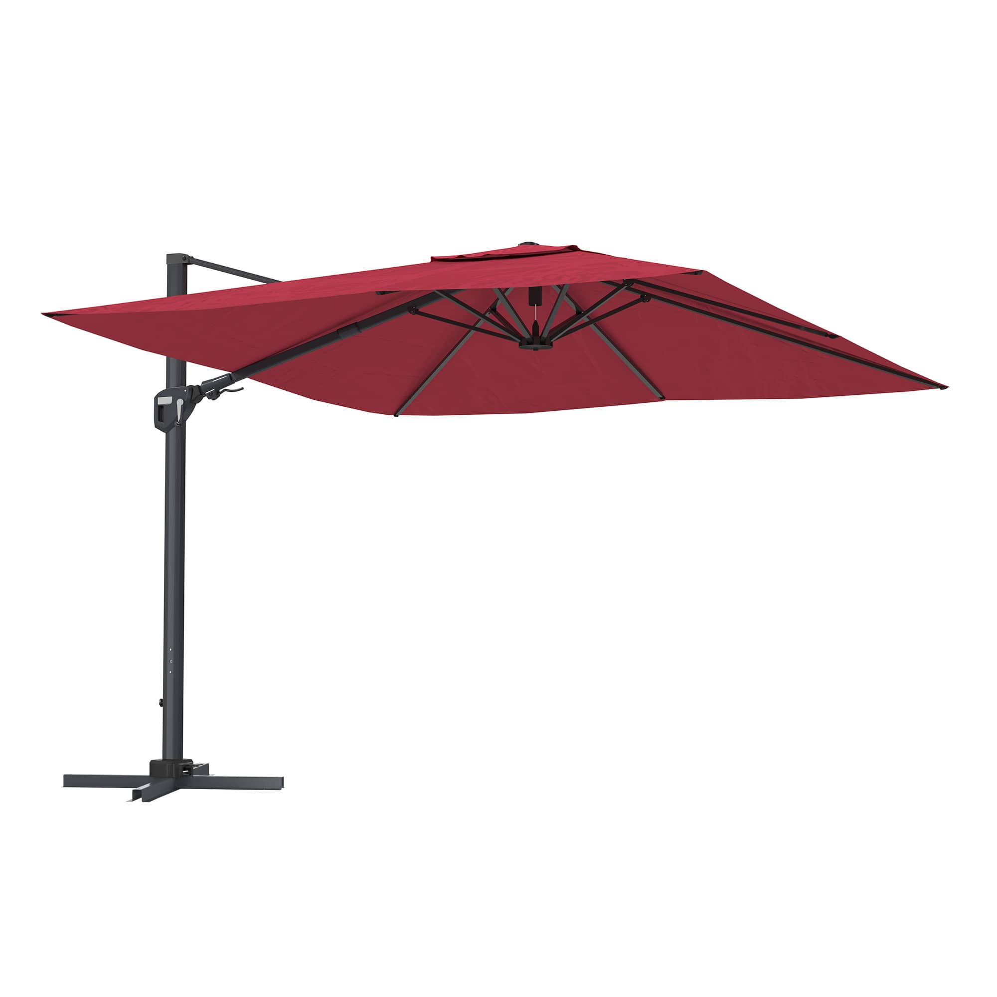 11FT Square Cantilever Patio Umbrella(without Umbrella Base)