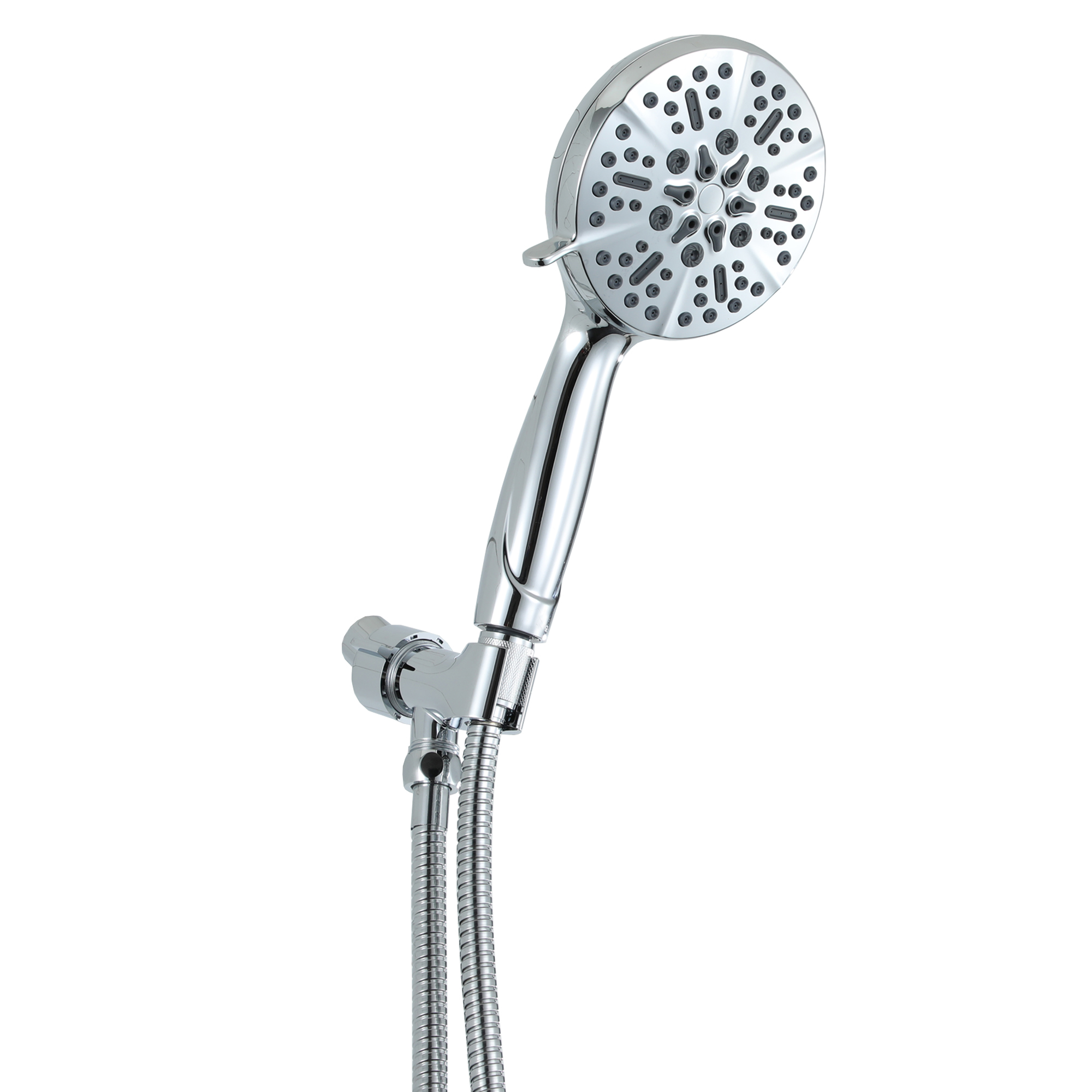 5-Spray Patterns 5 in. High Pressure Wall Mount Handheld Shower Head