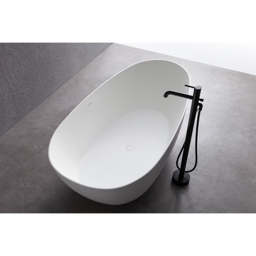 1700mm artificial stone solid surface freestanding bathroom adult bathtub-CASAINC