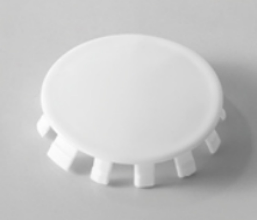 Side hole covers, pp, glossy white-CASAINC