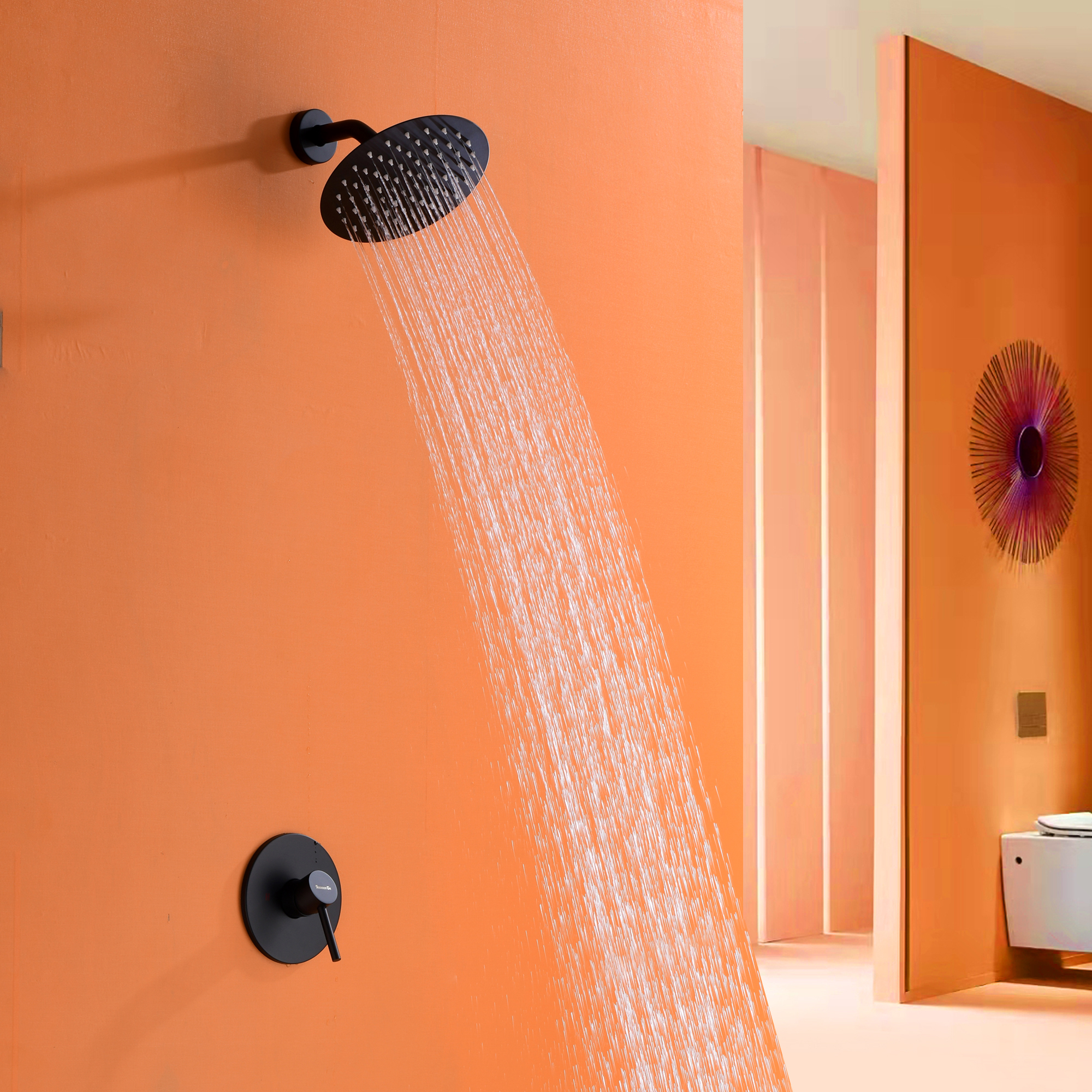 Complete Shower System With Rough-in Valve-CASAINC