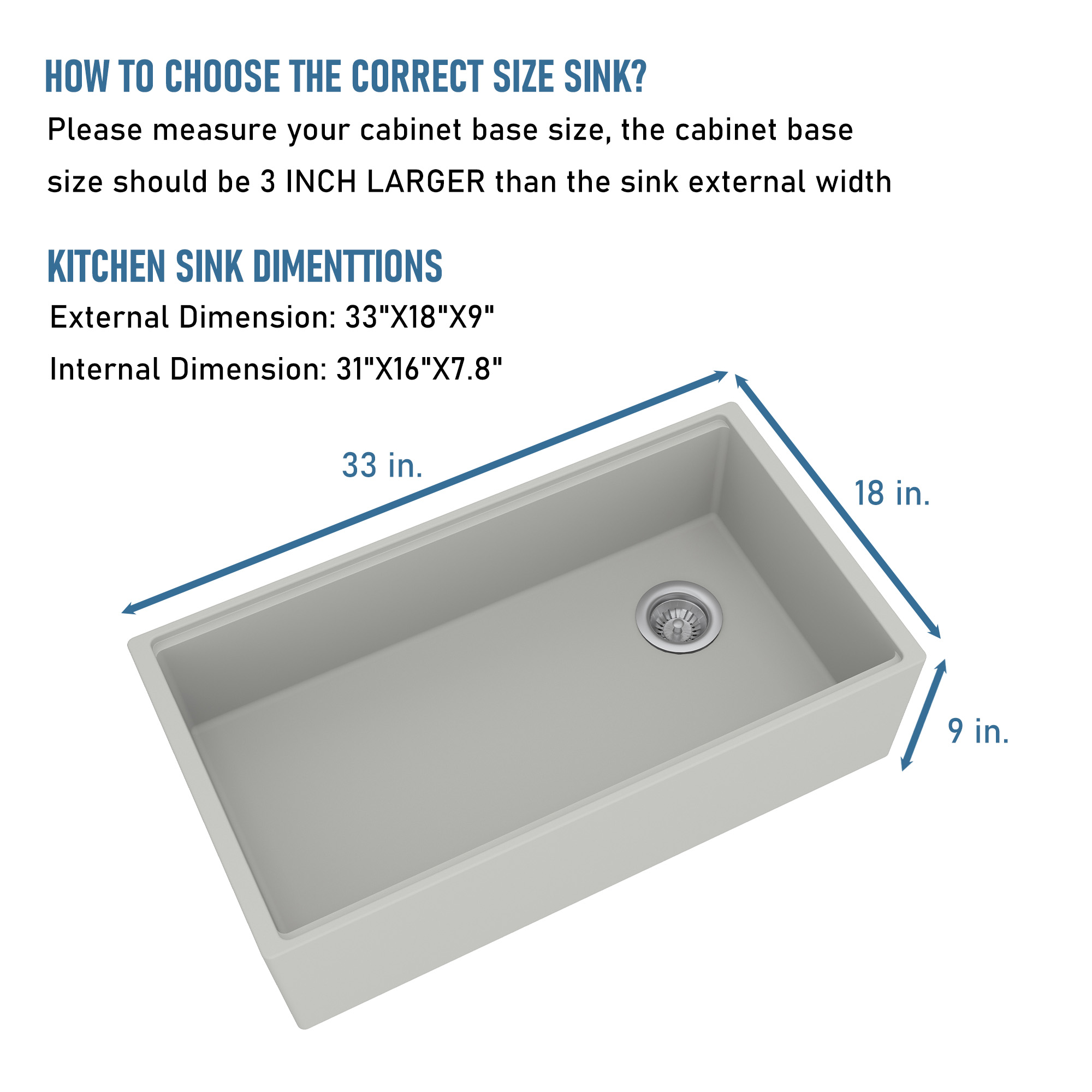 Single bowl best sale with drainer