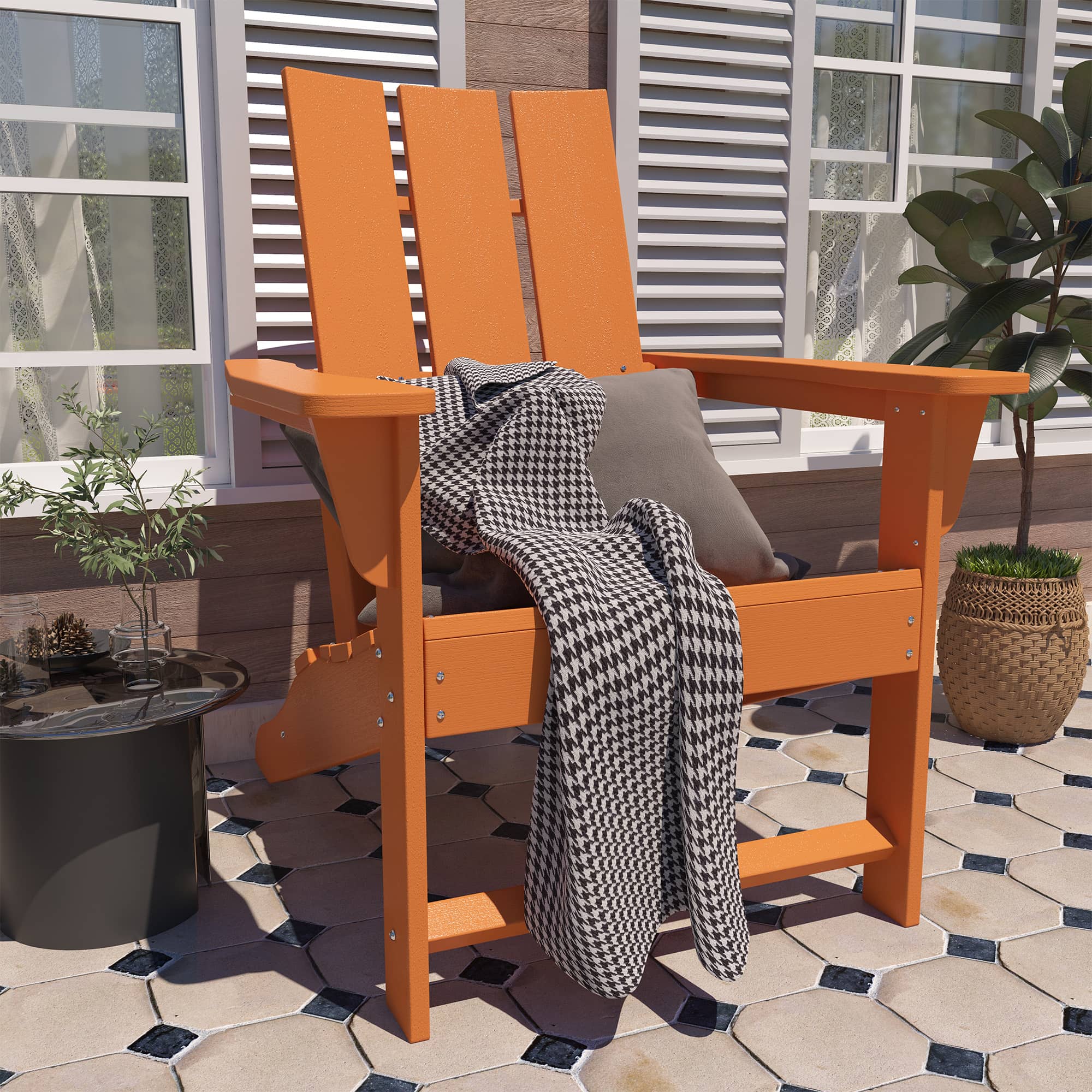 Orange outdoor online couch