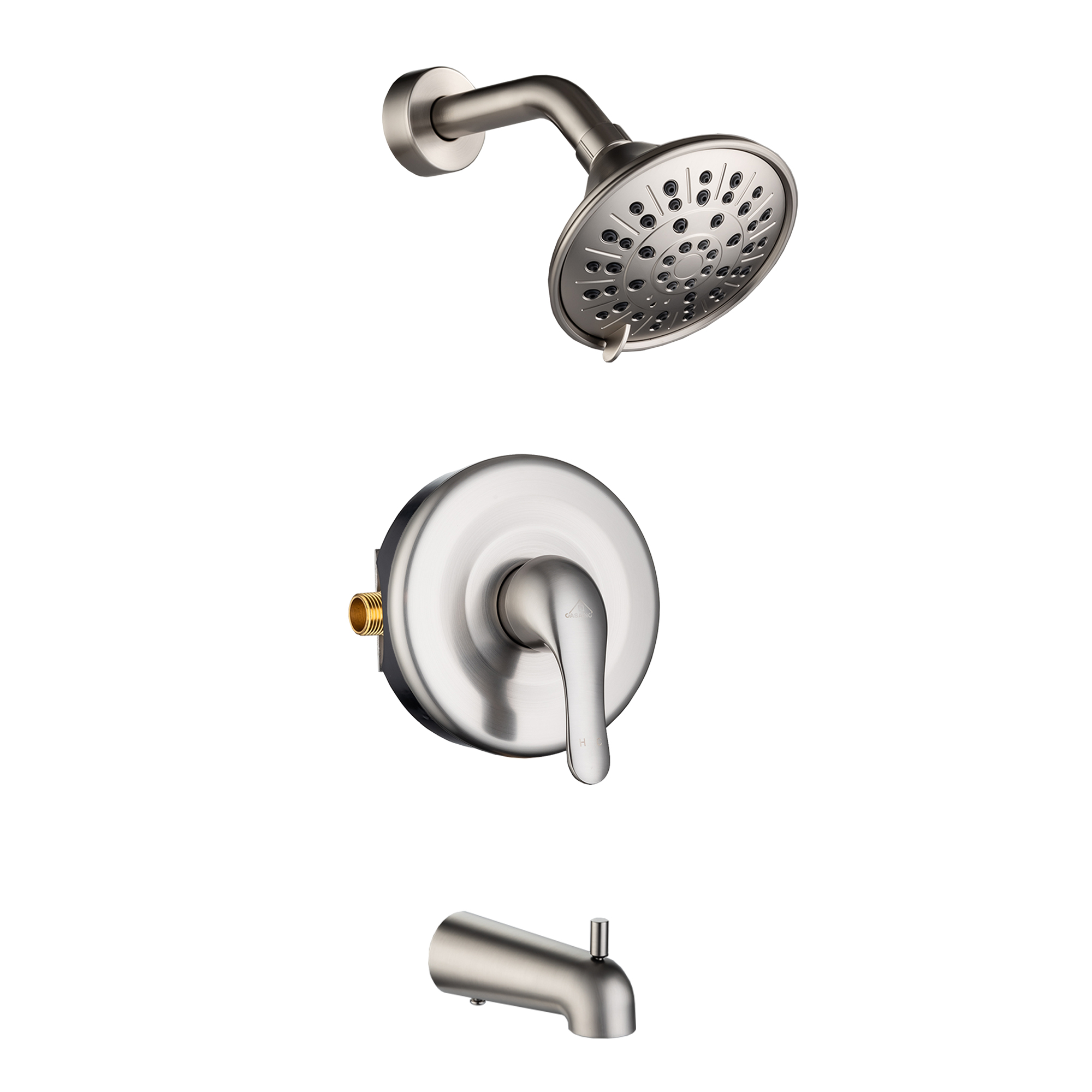 4.84inch Wall Mounted Shower trim kit with pressure balanced valve-CASAINC