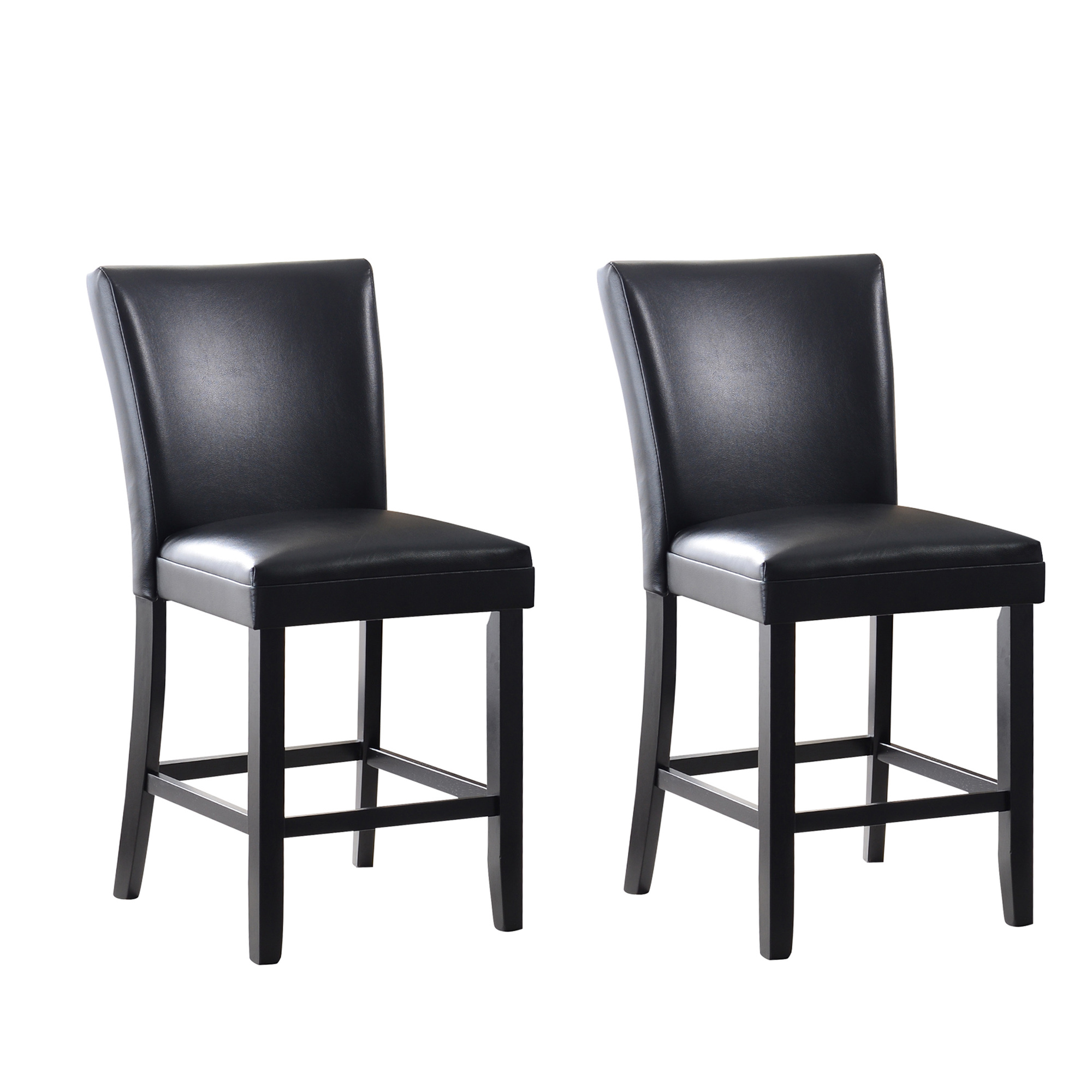 Middle bar chair (black breathing leather)-CASAINC
