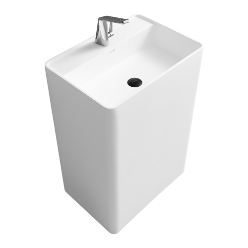 FS507-600 big size bathroom solid surface wash basin bathroom sink-CASAINC