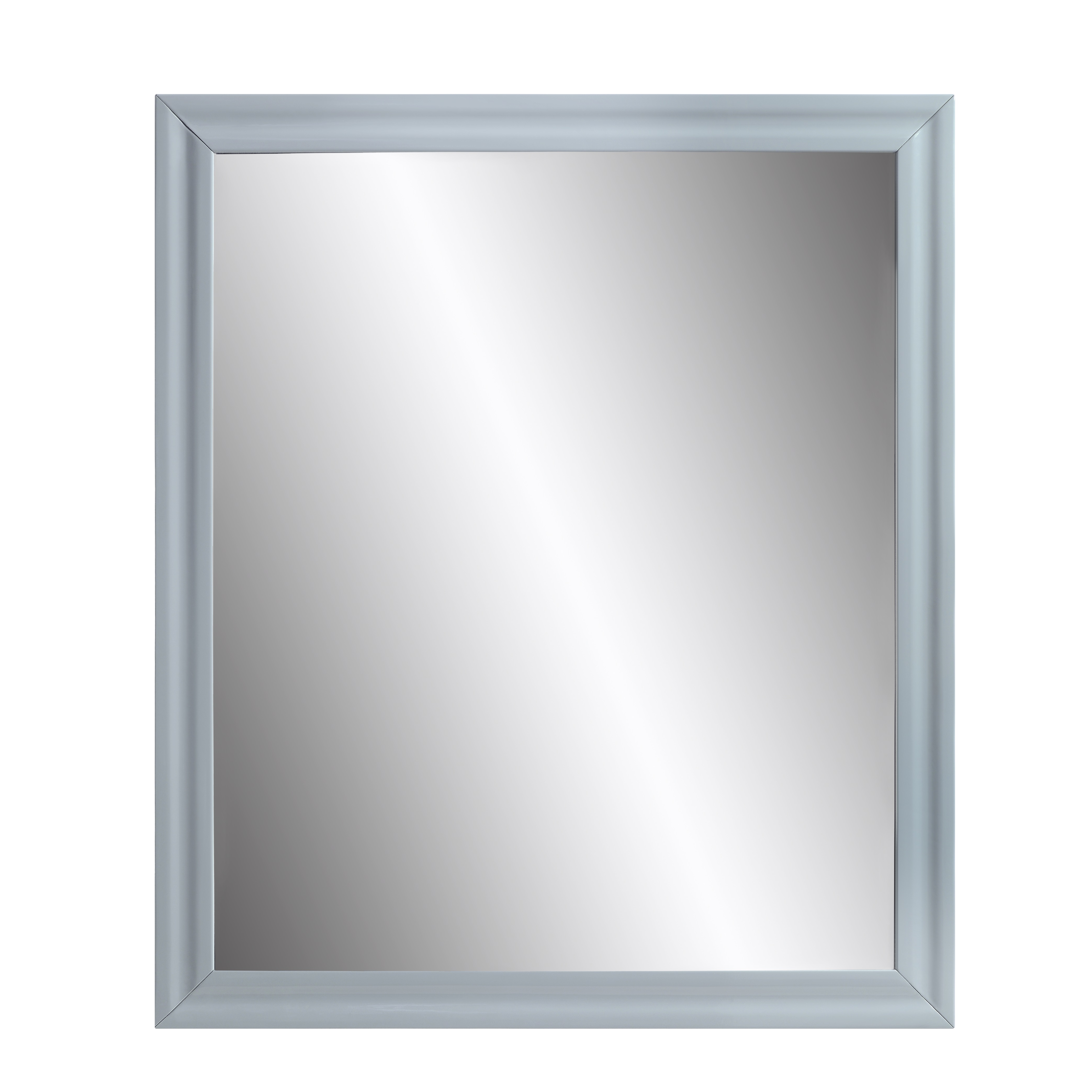 ACME Gaines Mirror, Gray High Gloss Finish