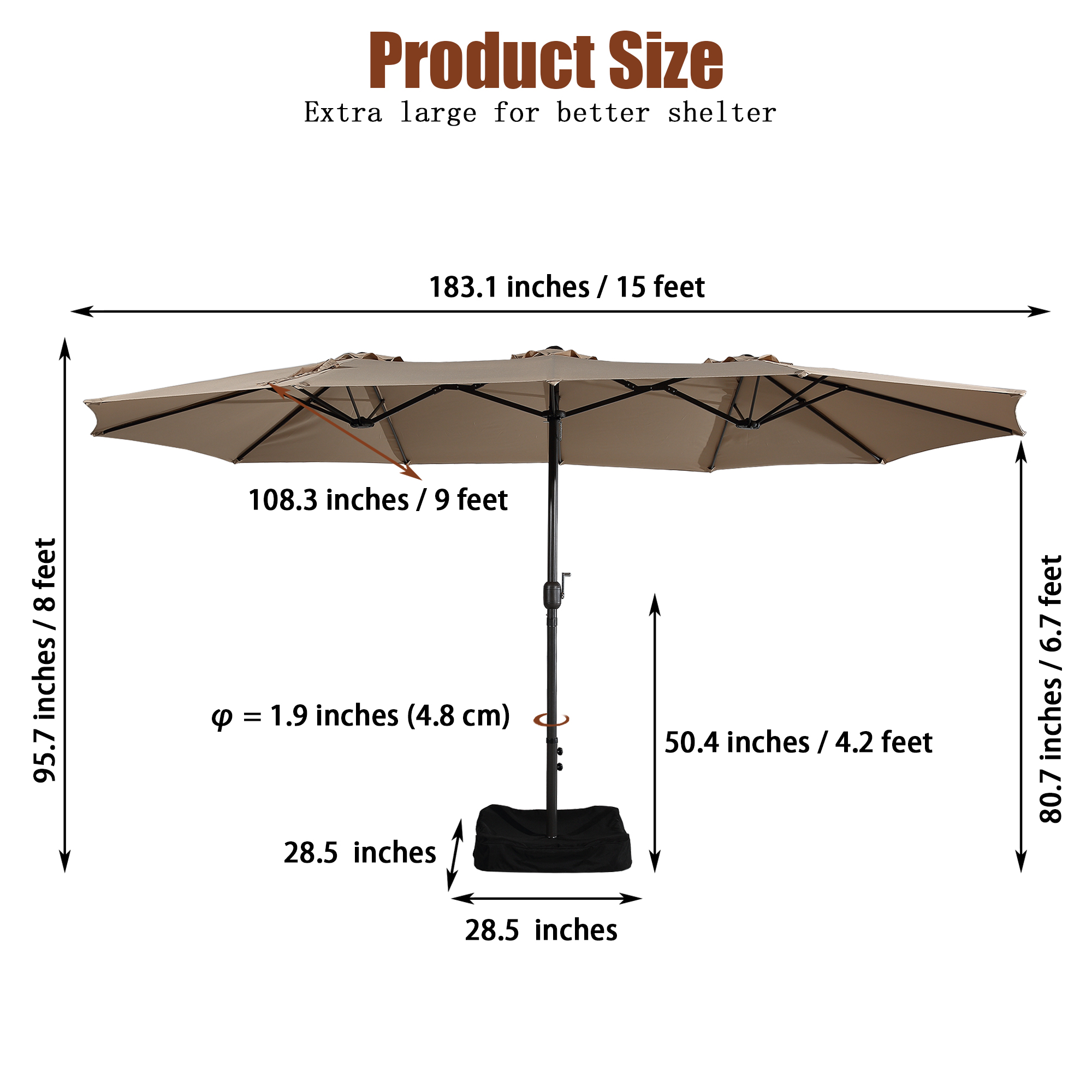 4.2 feet in top cm