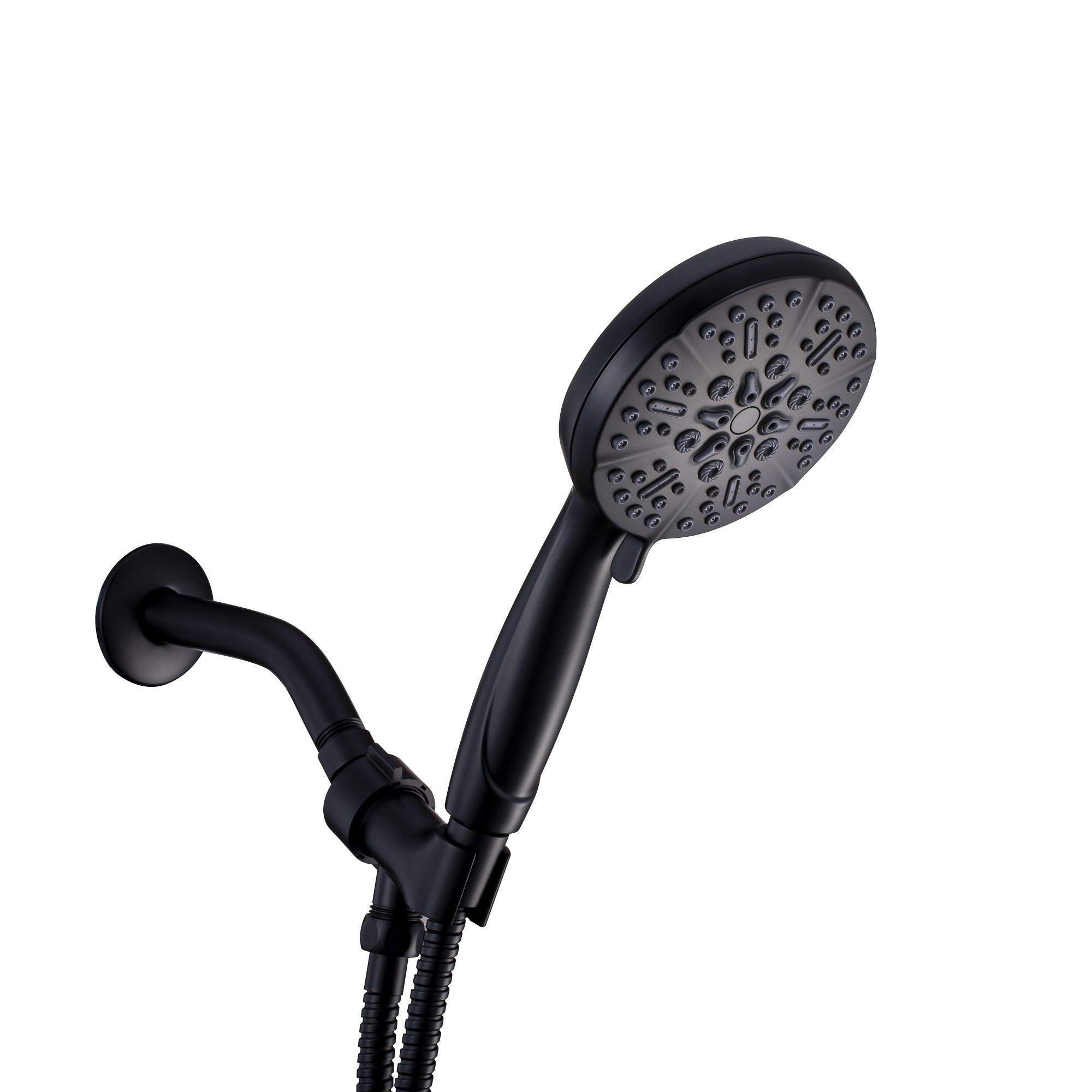 5-Spray Patterns 5 in. High Pressure Wall Mount Handheld Shower Head-CASAINC