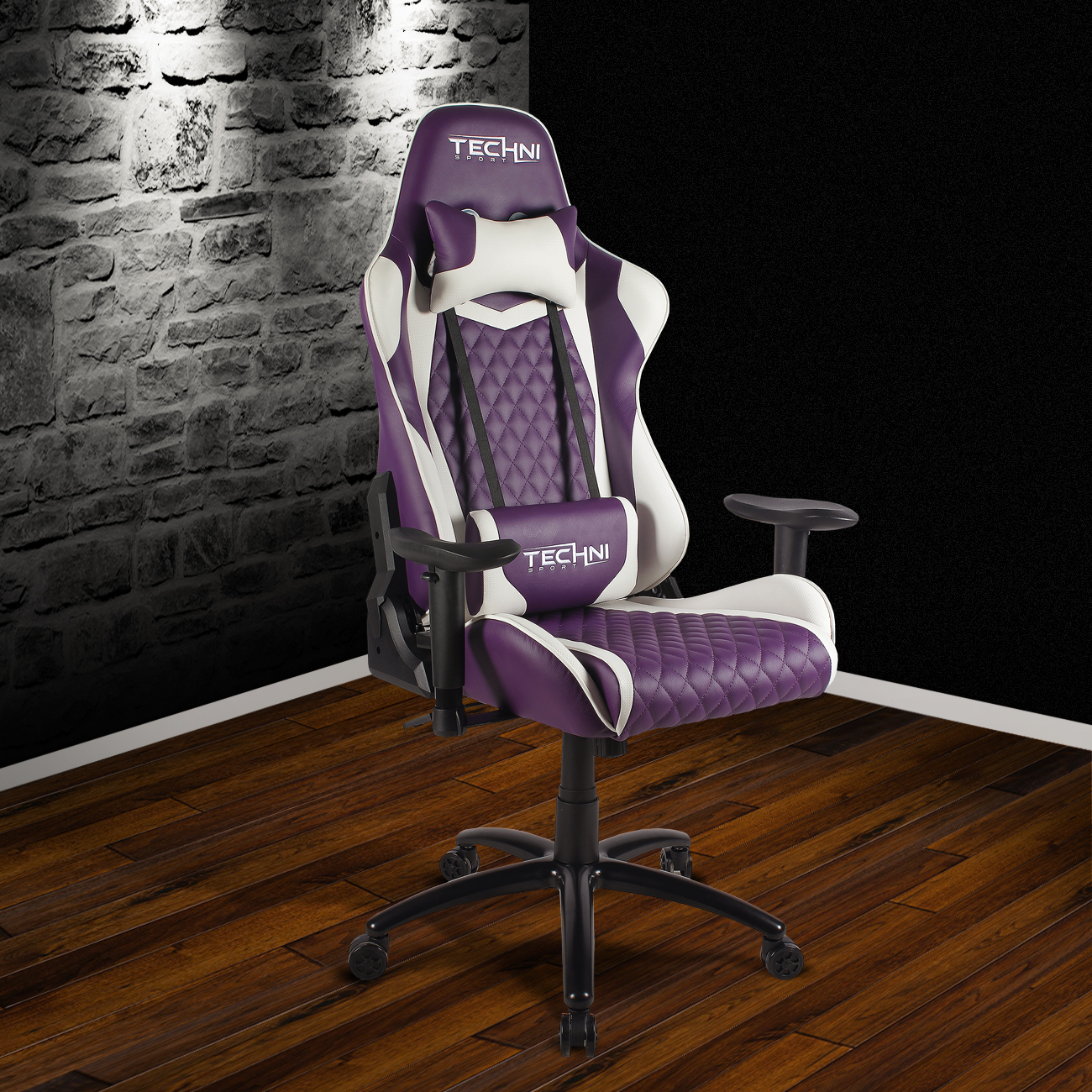 Techni Sport TS-52 Ergonomic High Back Racer Style PC Gaming Chair, Purple-CASAINC