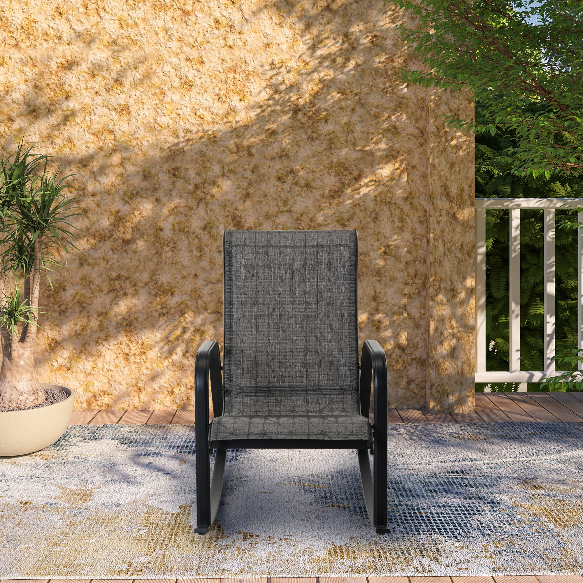 Textilene Detachable Rocking Chair