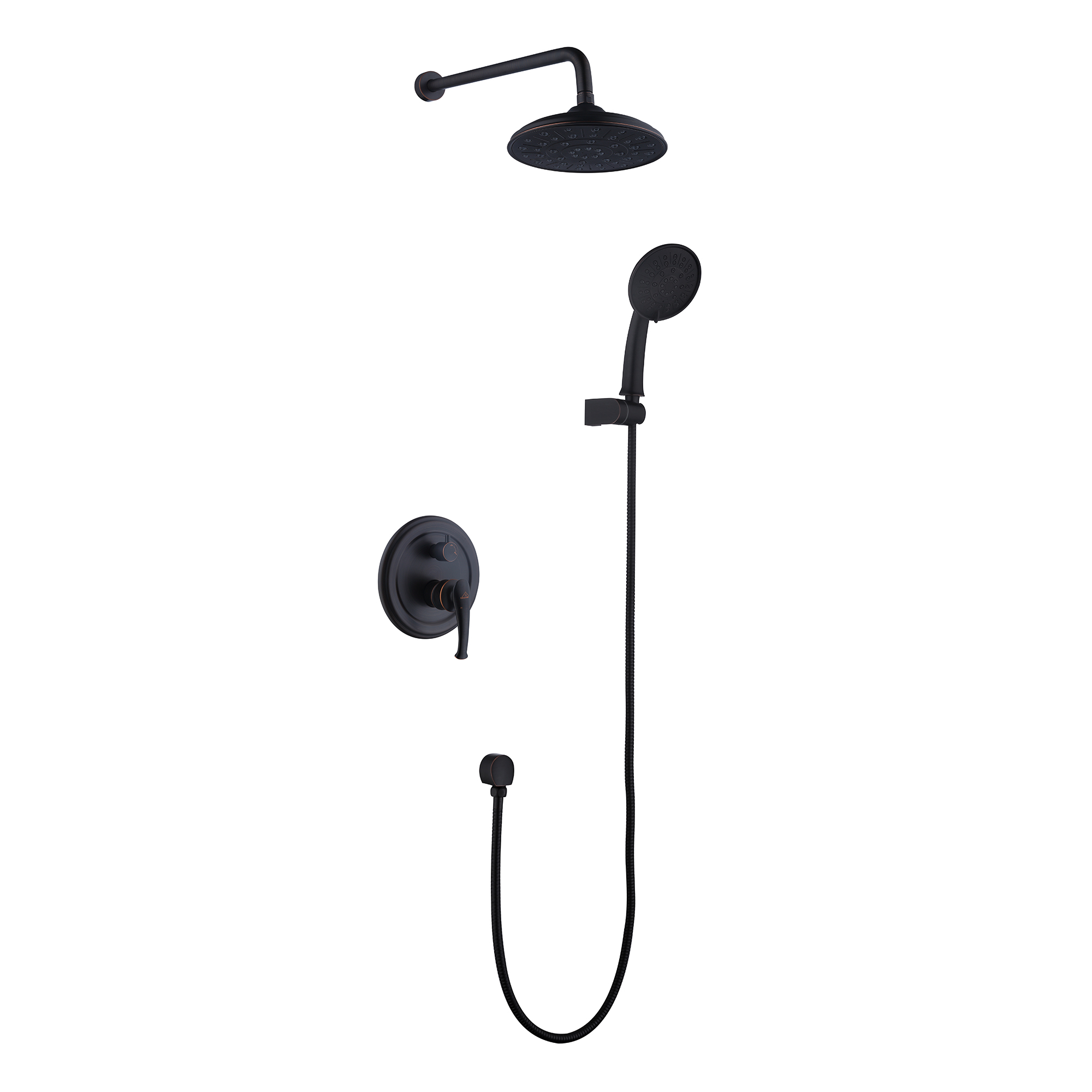 8.3inch Wall-mounted rain shower faucet with pressure balanced valve-CASAINC