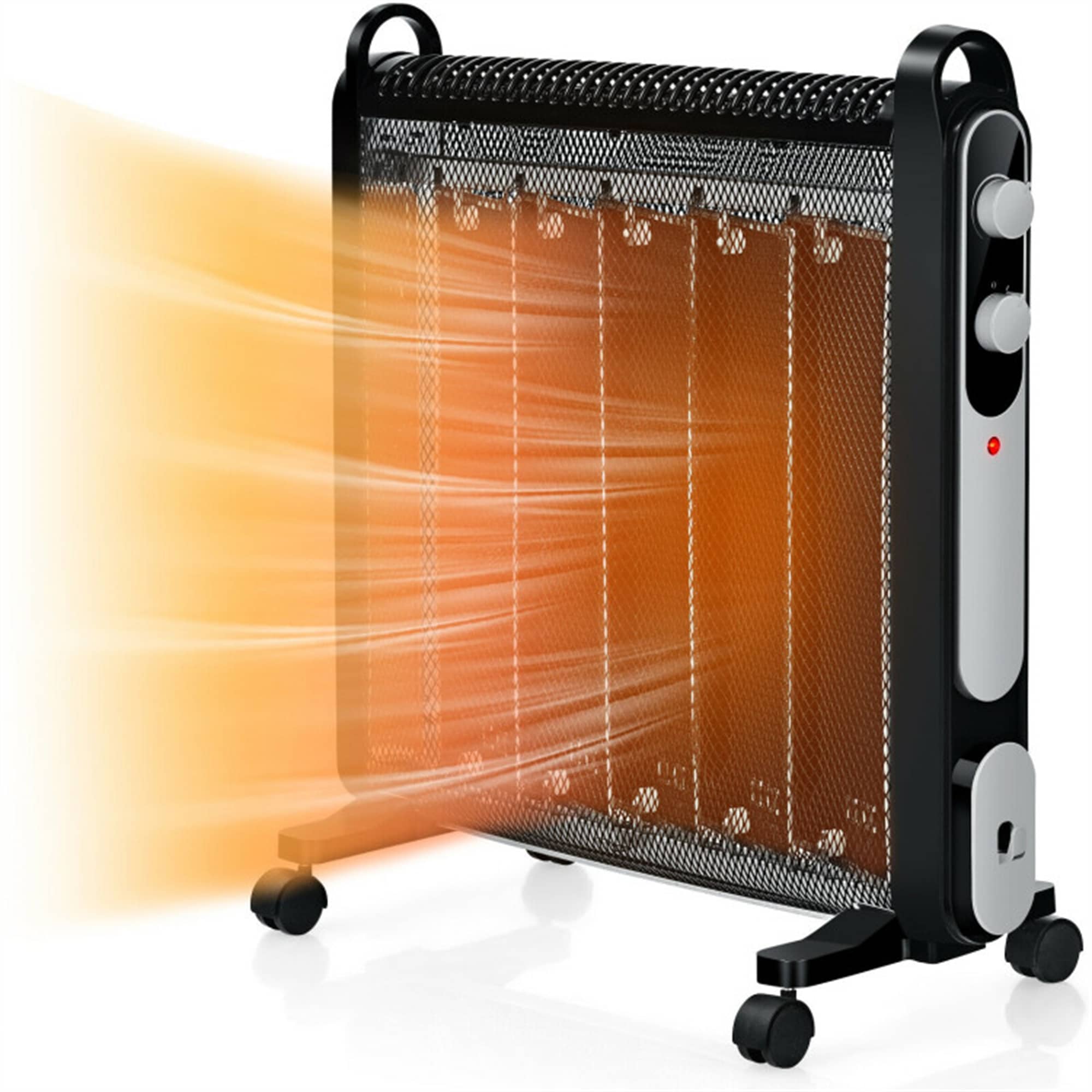 CASAINC Electric Mica Space Portable Heater with Adjustable Thermostat
