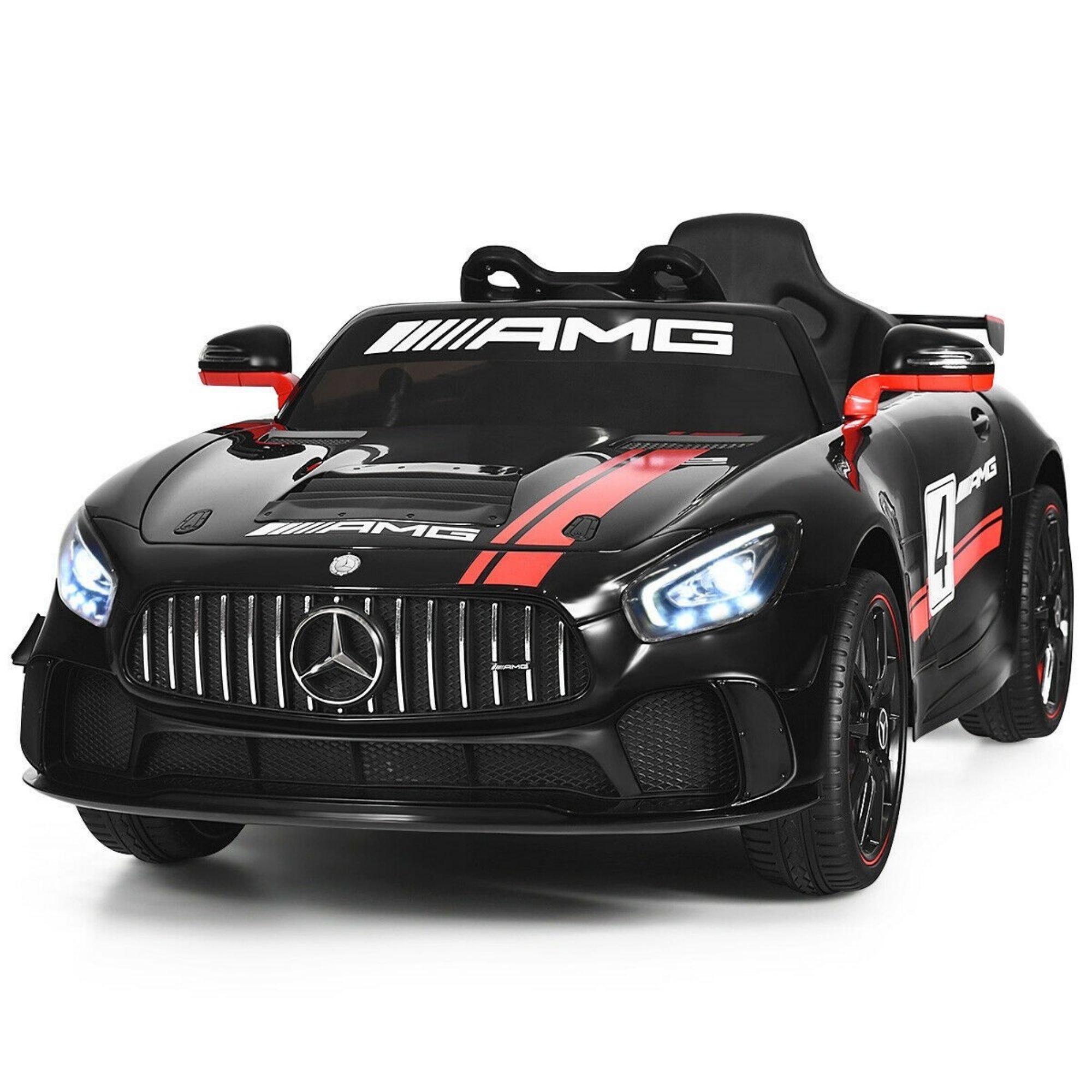 12V Mercedes Benz AMG Licensed Kids Ride On Car with 2.4G Remote Control and Swing Function-CASAINC