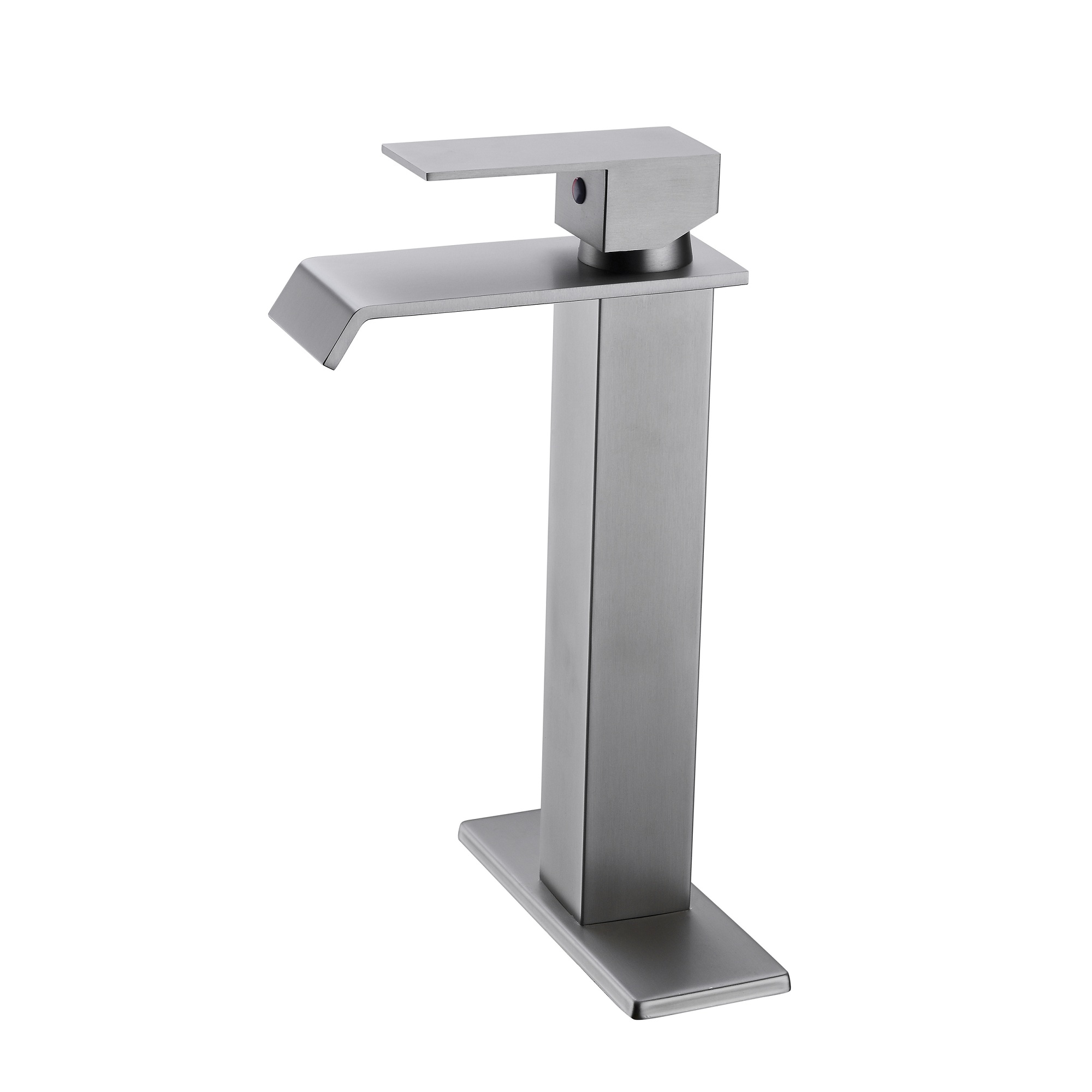 Waterfall Spout Bathroom Faucet,Single Handle Bathroom Vanity Sink Faucet-CASAINC