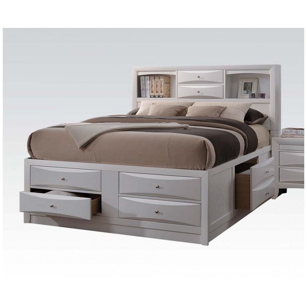 ACME Ireland Eastern King Bed in White-CASAINC