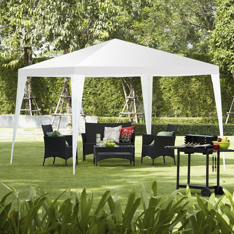 10 x 10 Feet Outdoor Wedding Party Canopy Tent for Backyard
