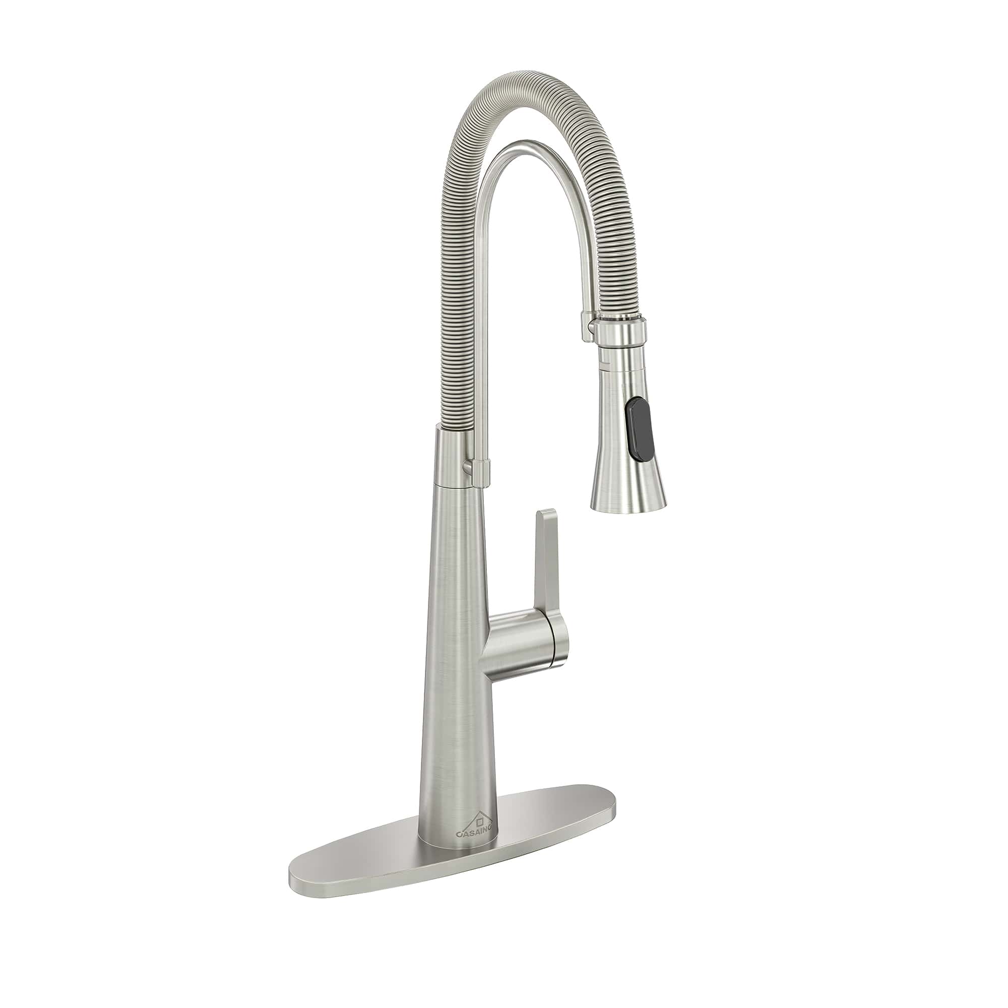 CASAINC 1.8GPM Spring Kitchen Faucet in Brushed Gold and More