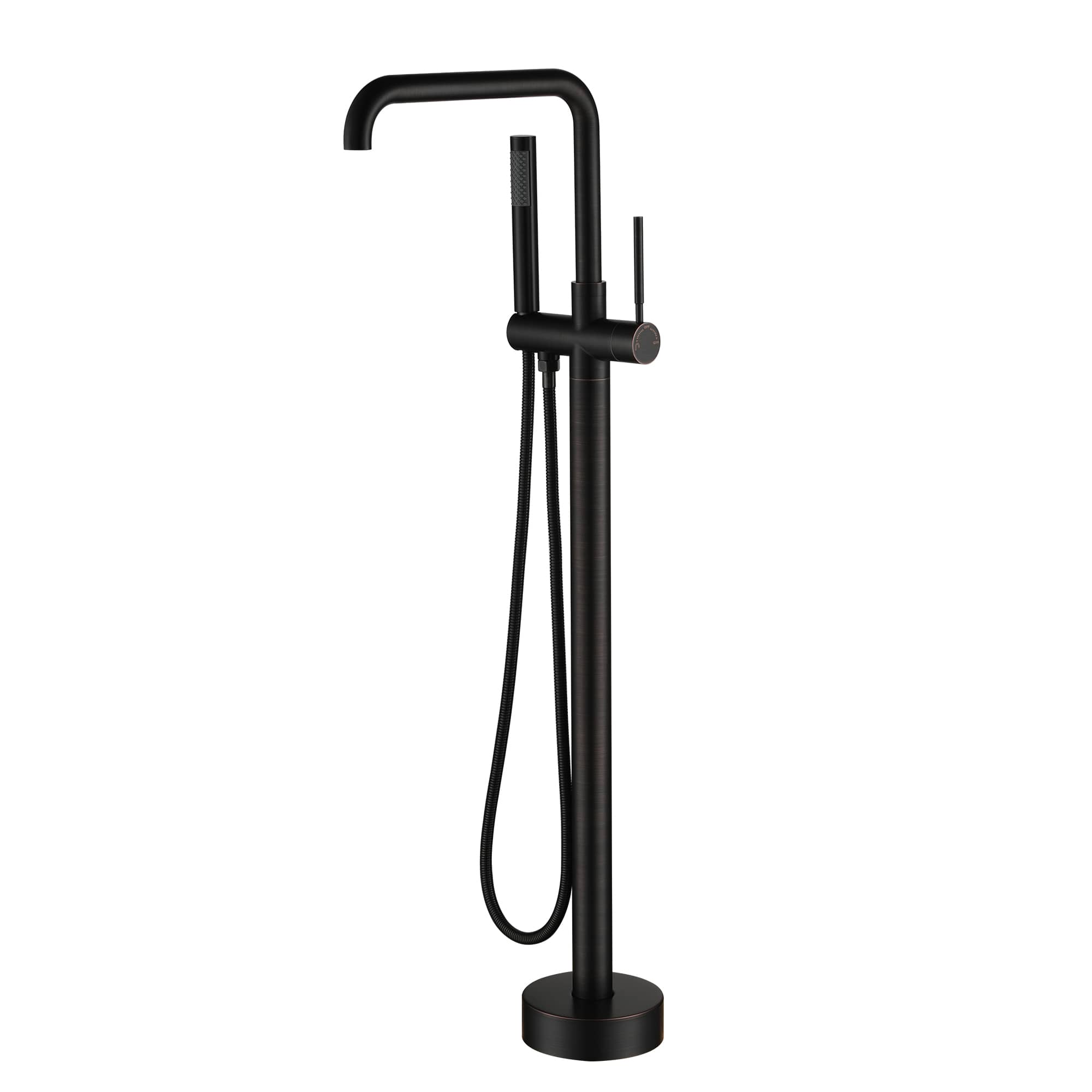 Casainc 1-Handle Freestanding Bathtub Faucet with Hand Shower in Brushed Nickel and More