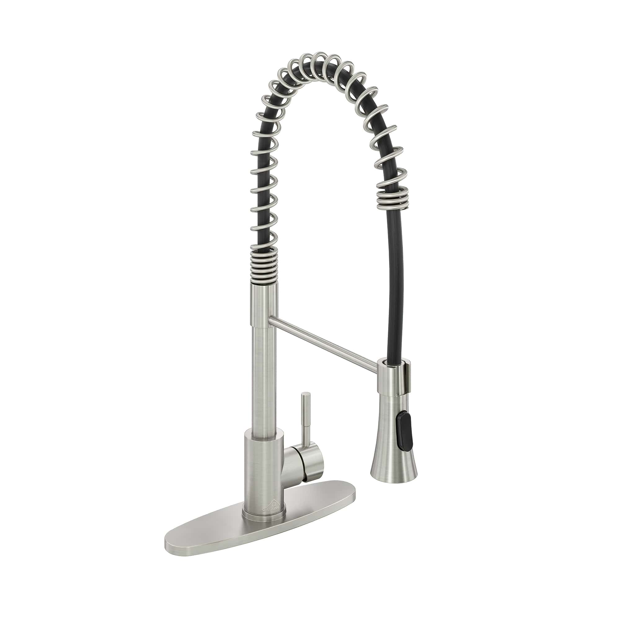 CASAINC 1.8GPM non-pull kitchen faucet in Matte Black and More