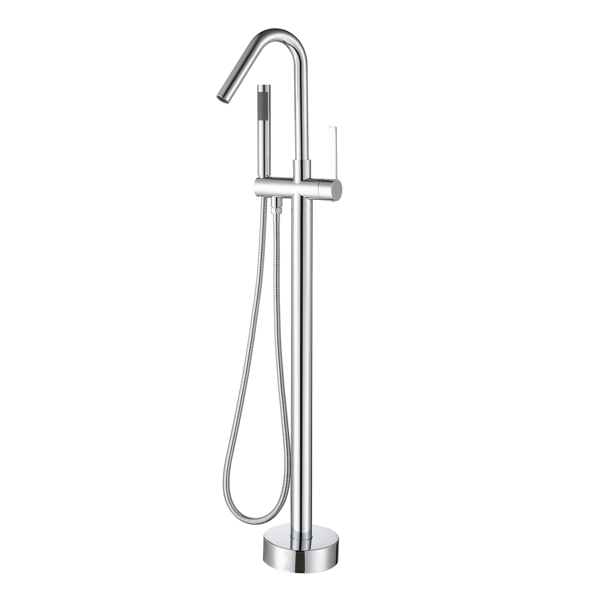 Casainc 1-Handle Freestanding Bathtub Faucet with Hand Shower in Six Colors-Casainc Canada