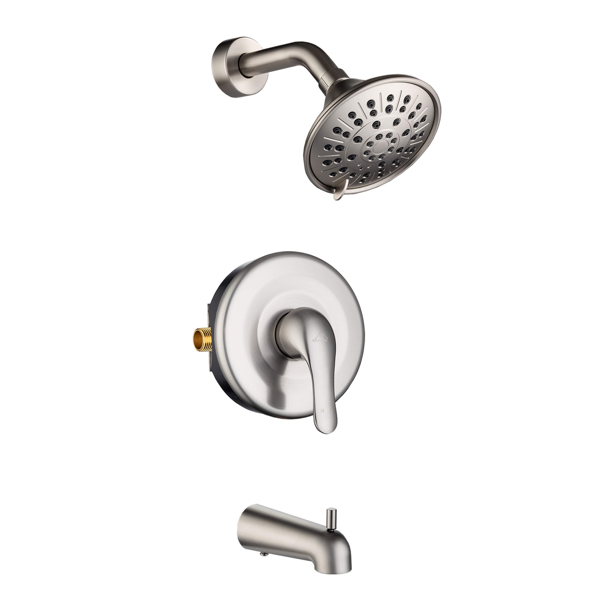  Shower Set Hidden Rain Shower 10in Round Rain Shower Head  Shower System Water Saving Shower Head Shower Mixer Shower-a-12in_B : Home  & Kitchen