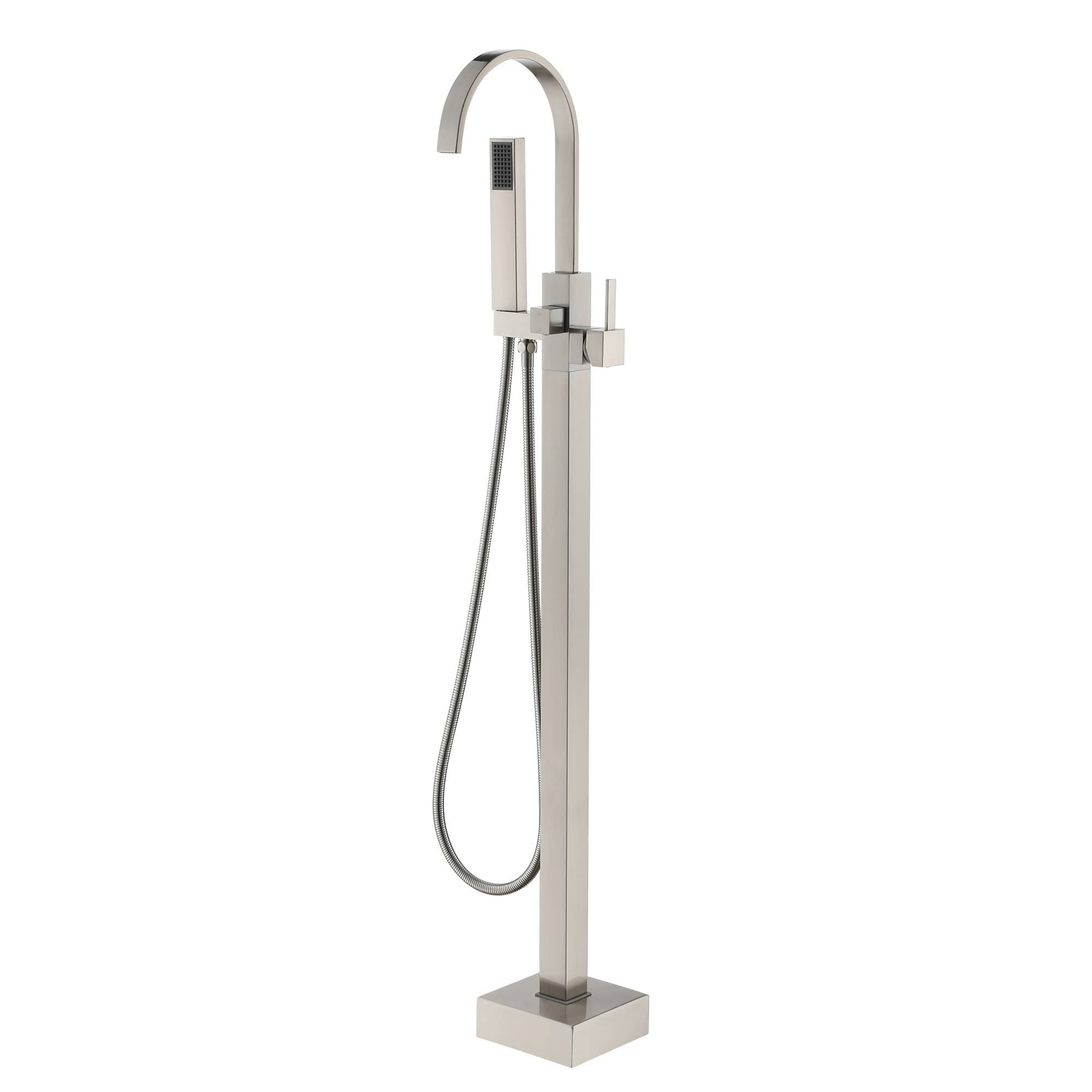 CASAINC 1-Handle Freestanding Bathtub Faucet with Hand Shower in Multiple Colors