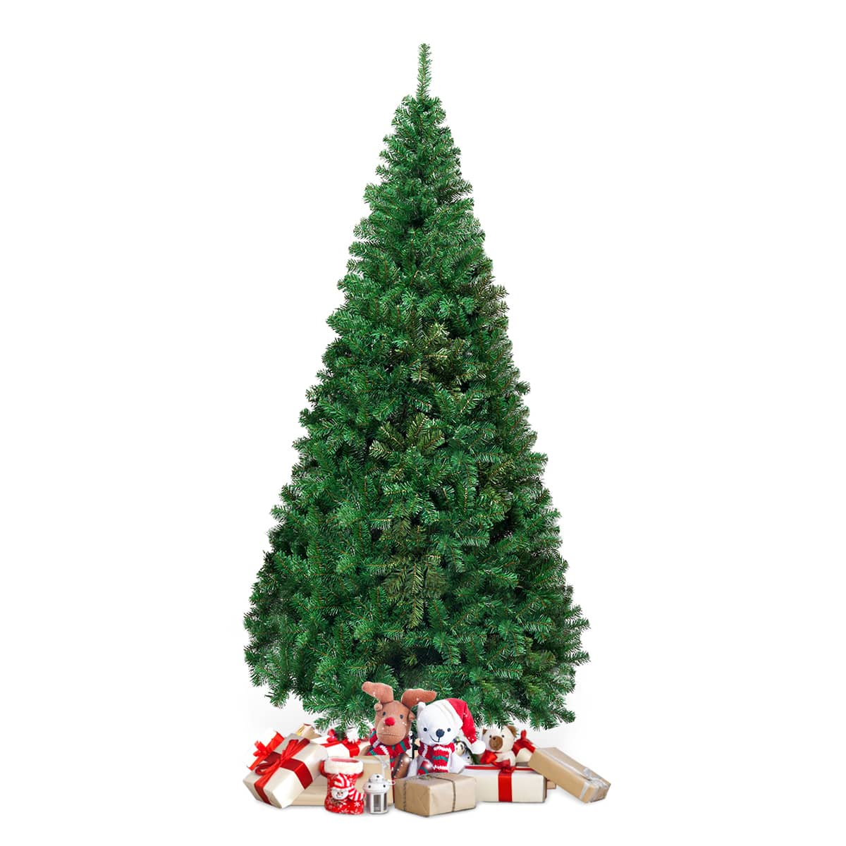 CASAINC Artificial PVC Hinged Christmas Tree with Solid Metal Stand-Casainc Canada