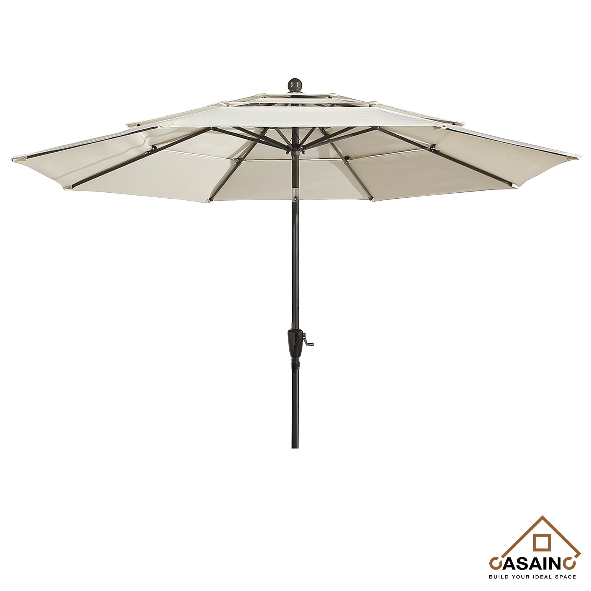 10ft Patio Umbrella with Double Airvent （ BASE NOT INCLUDED）